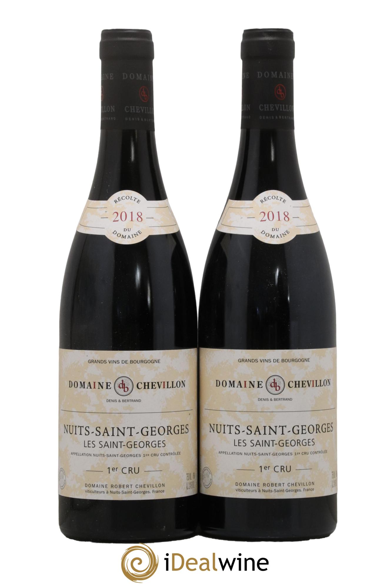 Nuits-Saint-Georges 1er Cru Les Saint Georges Robert Chevillon 2018 - Lot of 2 bottles - 0