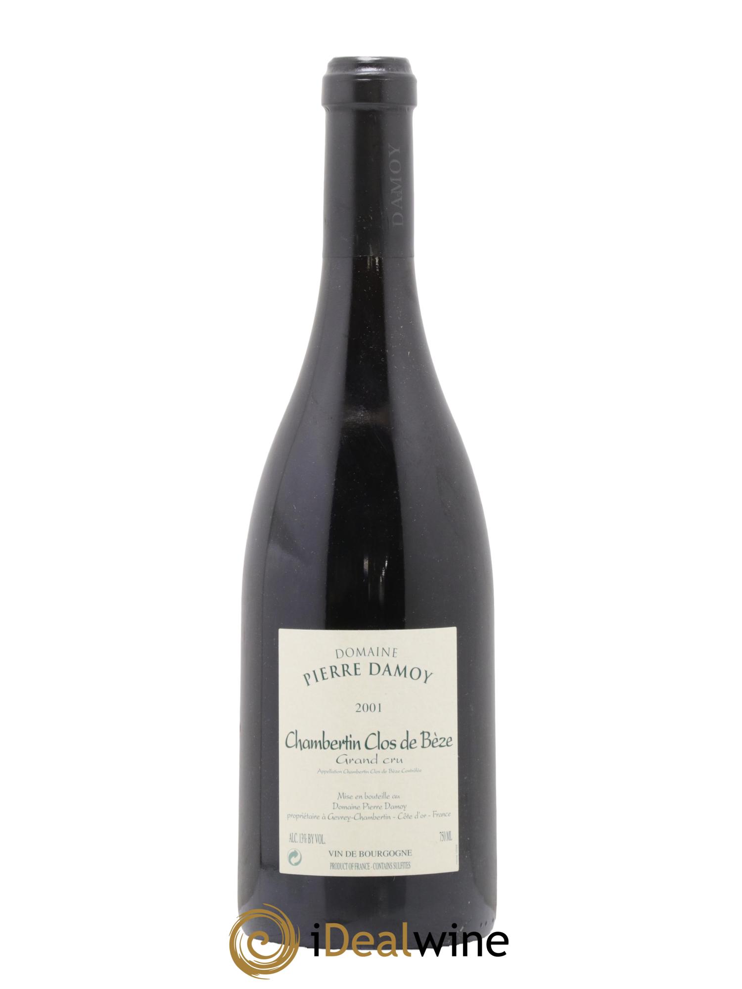 Chambertin Clos de Bèze Grand Cru Pierre Damoy 2001 - Lot de 1 bouteille - 0