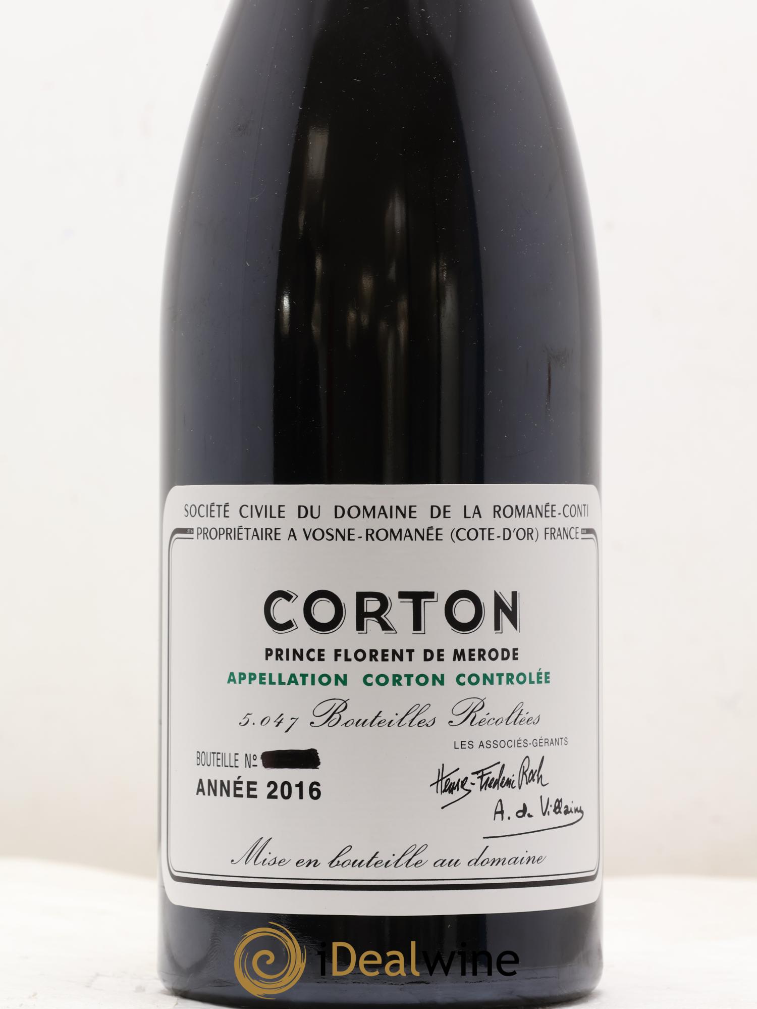 Corton Grand Cru Domaine de la Romanée-Conti 2016 - Lot de 1 bouteille - 3