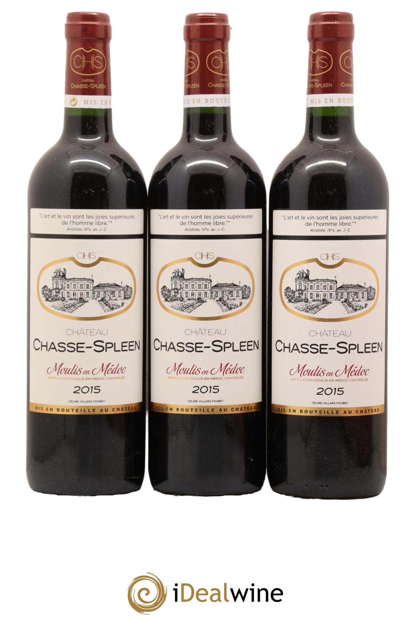 Château Chasse Spleen 2015 - Lot de 12 bouteilles - 3