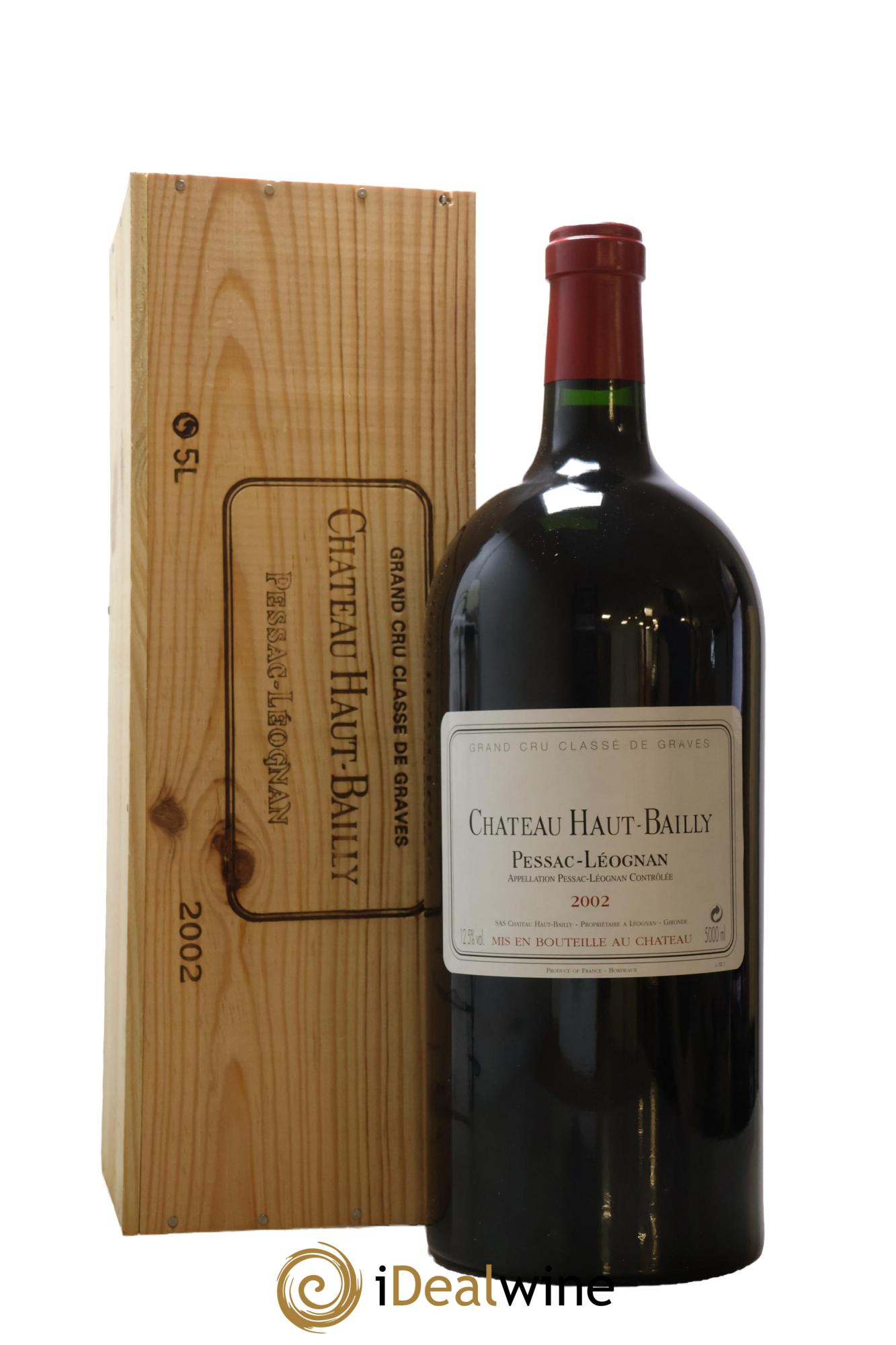 Château Haut-Bailly Cru Classé de Graves  2002 - Lot of 1 Jeroboam - 1