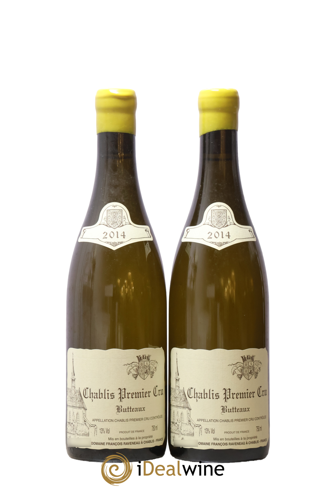 Chablis 1er Cru Butteaux Raveneau (Domaine) 2014 - Lot de 2 bouteilles - 0
