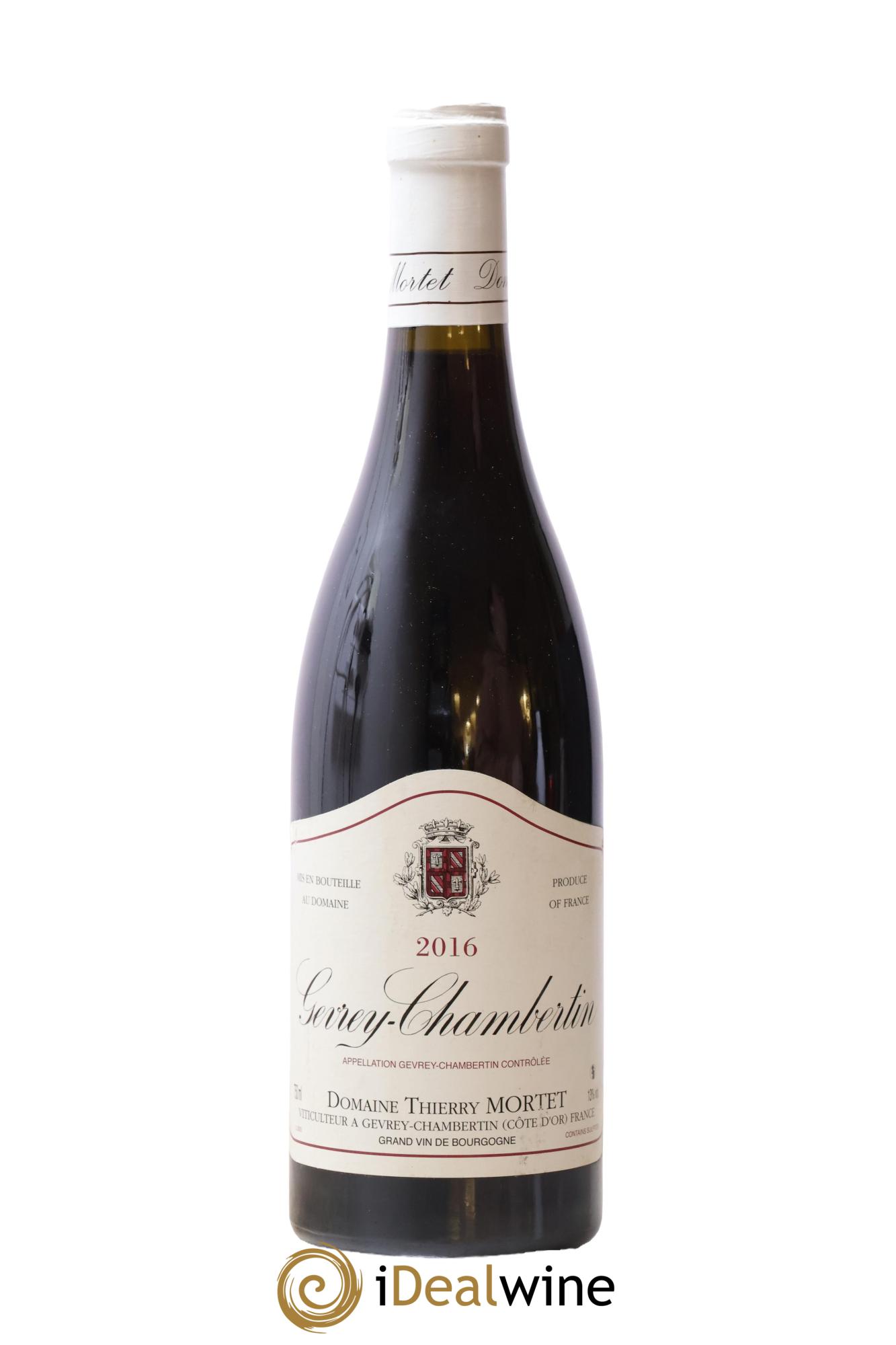 Gevrey-Chambertin Thierry Mortet (Domaine) 2016 - Lot of 1 bottle - 0