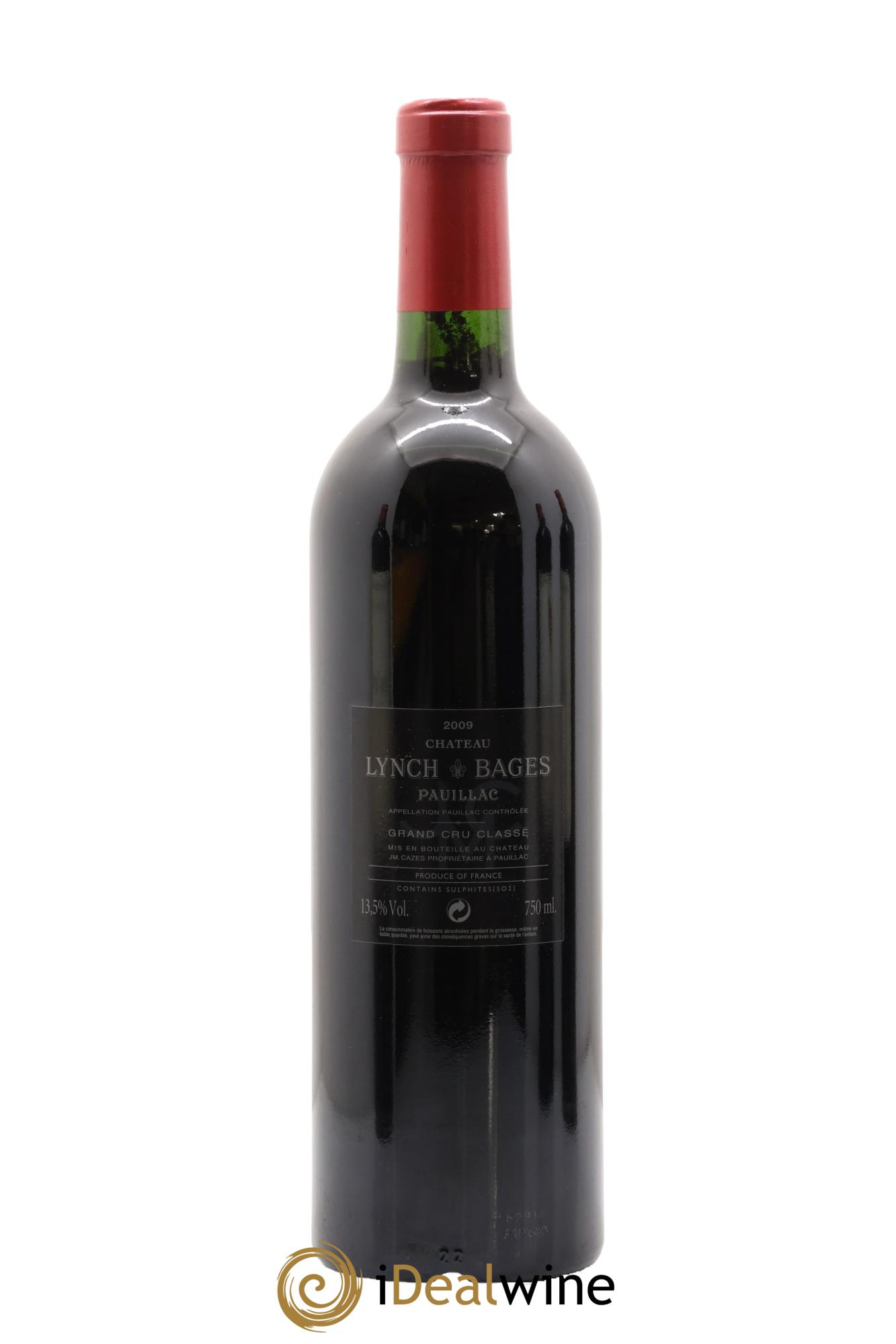 Château Lynch Bages 5ème Grand Cru Classé 2009 - Lotto di 1 bottiglia - 1