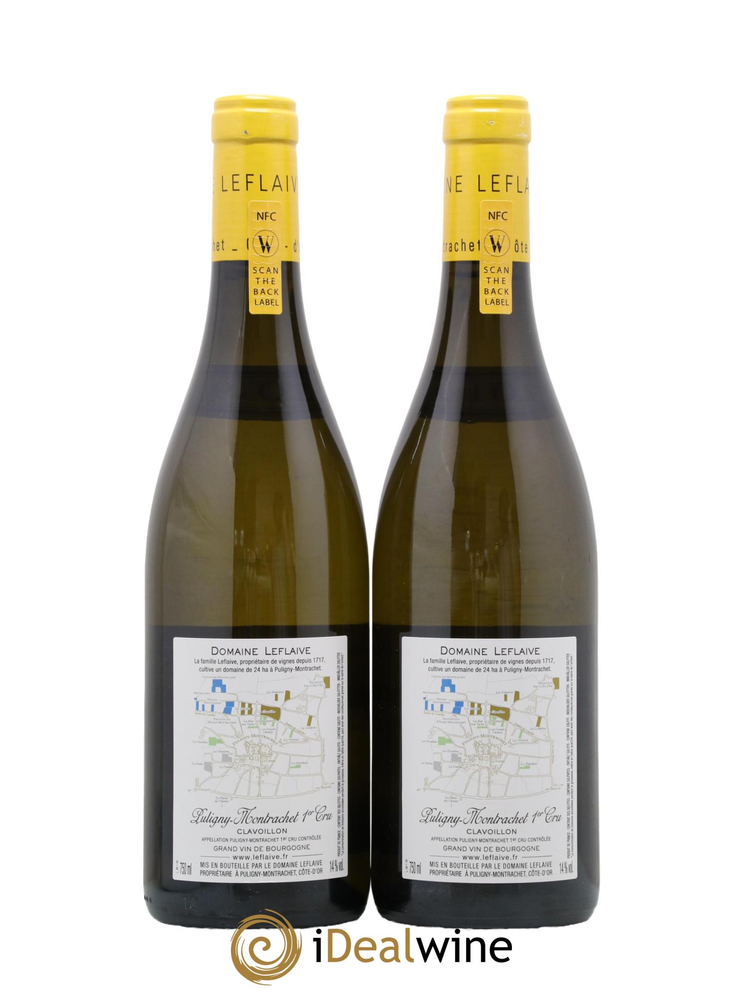 Puligny-Montrachet 1er Cru Clavoillon Leflaive (Domaine) 2019 - Posten von 2 Flaschen - 1