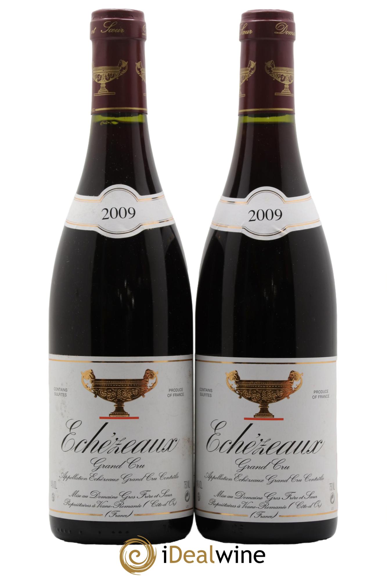 Echezeaux Grand Cru Gros Frère & Soeur 2009 - Lot de 2 bouteilles - 0