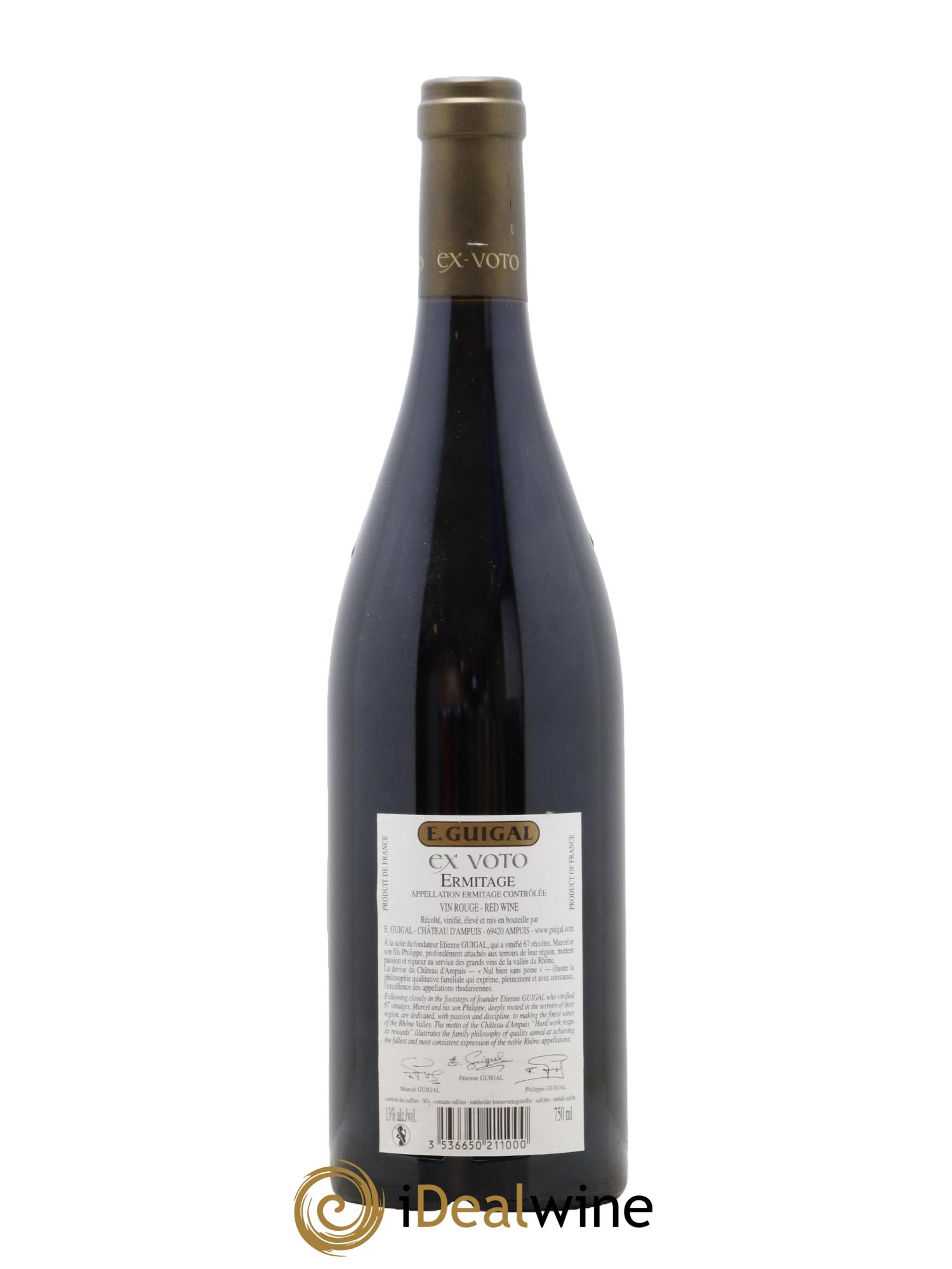 Ermitage Ex Voto Guigal 2009 - Posten von 1 Flasche - 1