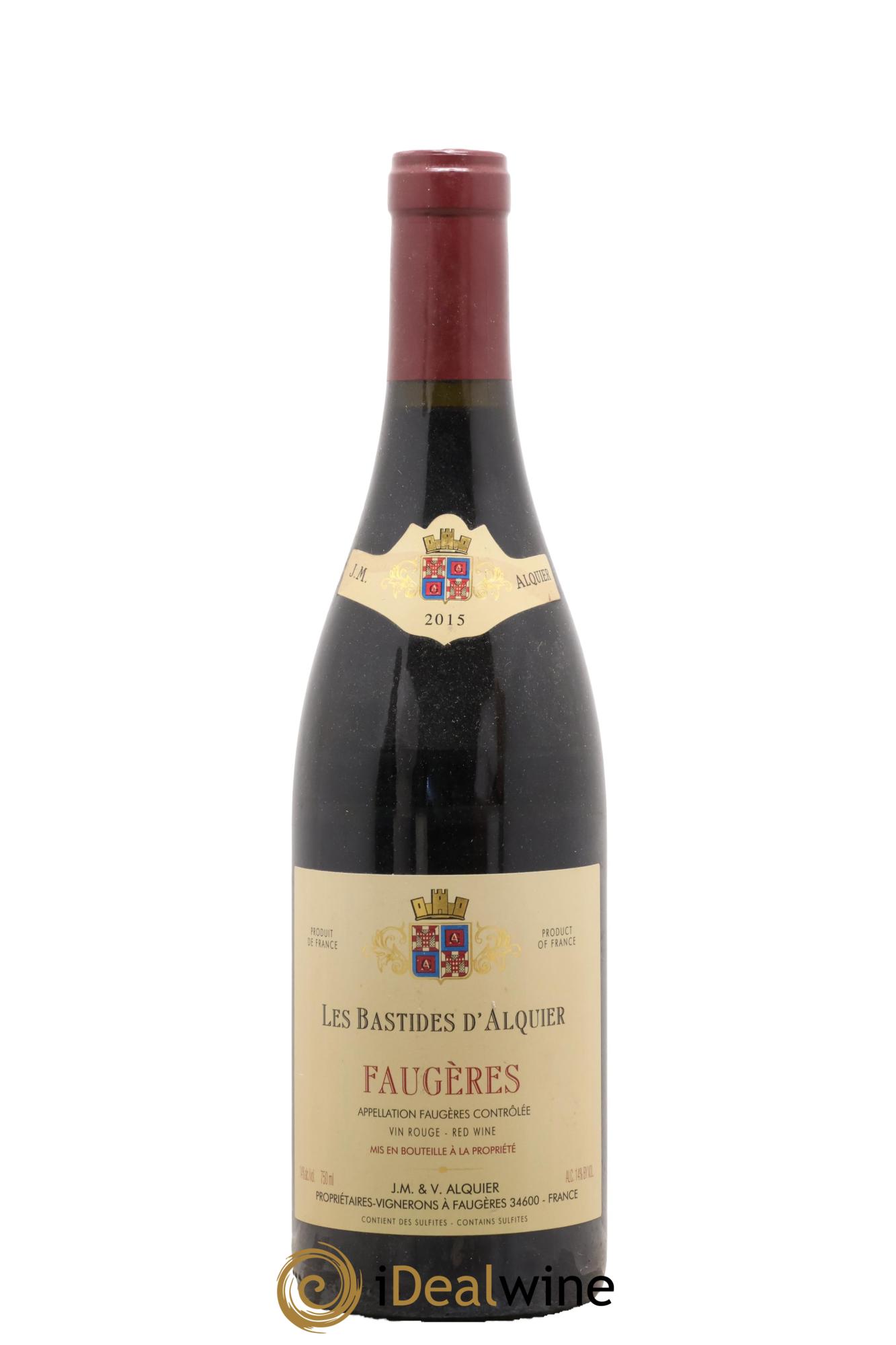 Faugères Domaine Jean-Michel Alquier Les Bastides d'Alquier 2015 - Lot de 1 bouteille - 0