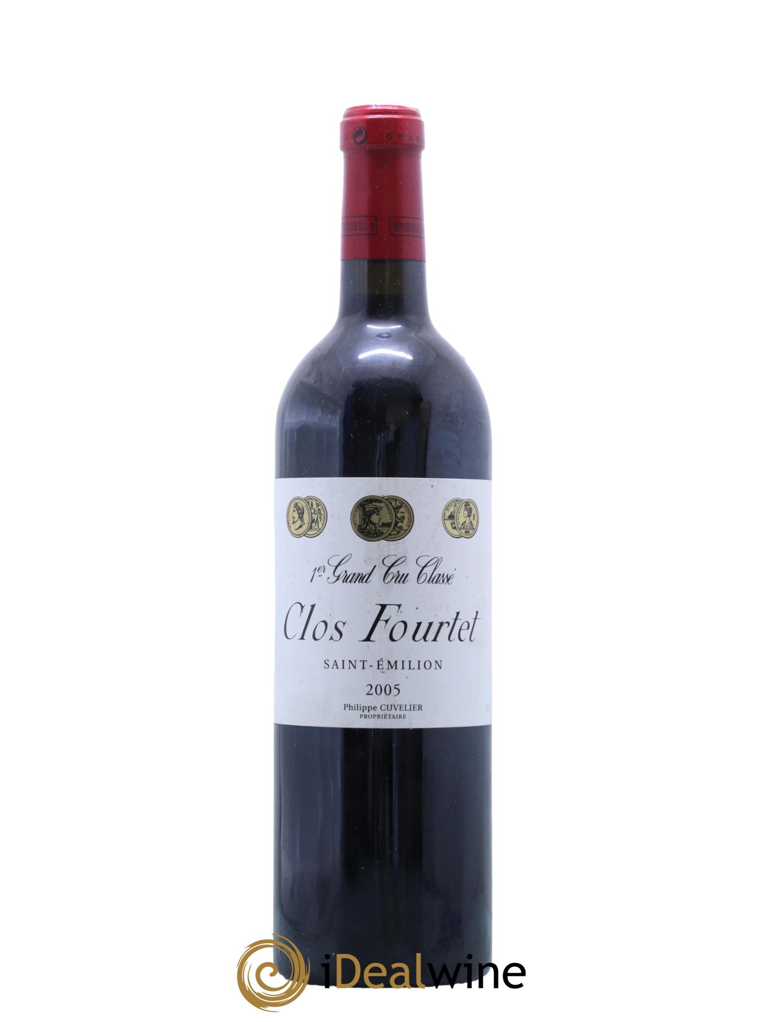 Clos Fourtet 1er Grand Cru Classé B 2005 - Lot de 1 bouteille - 0