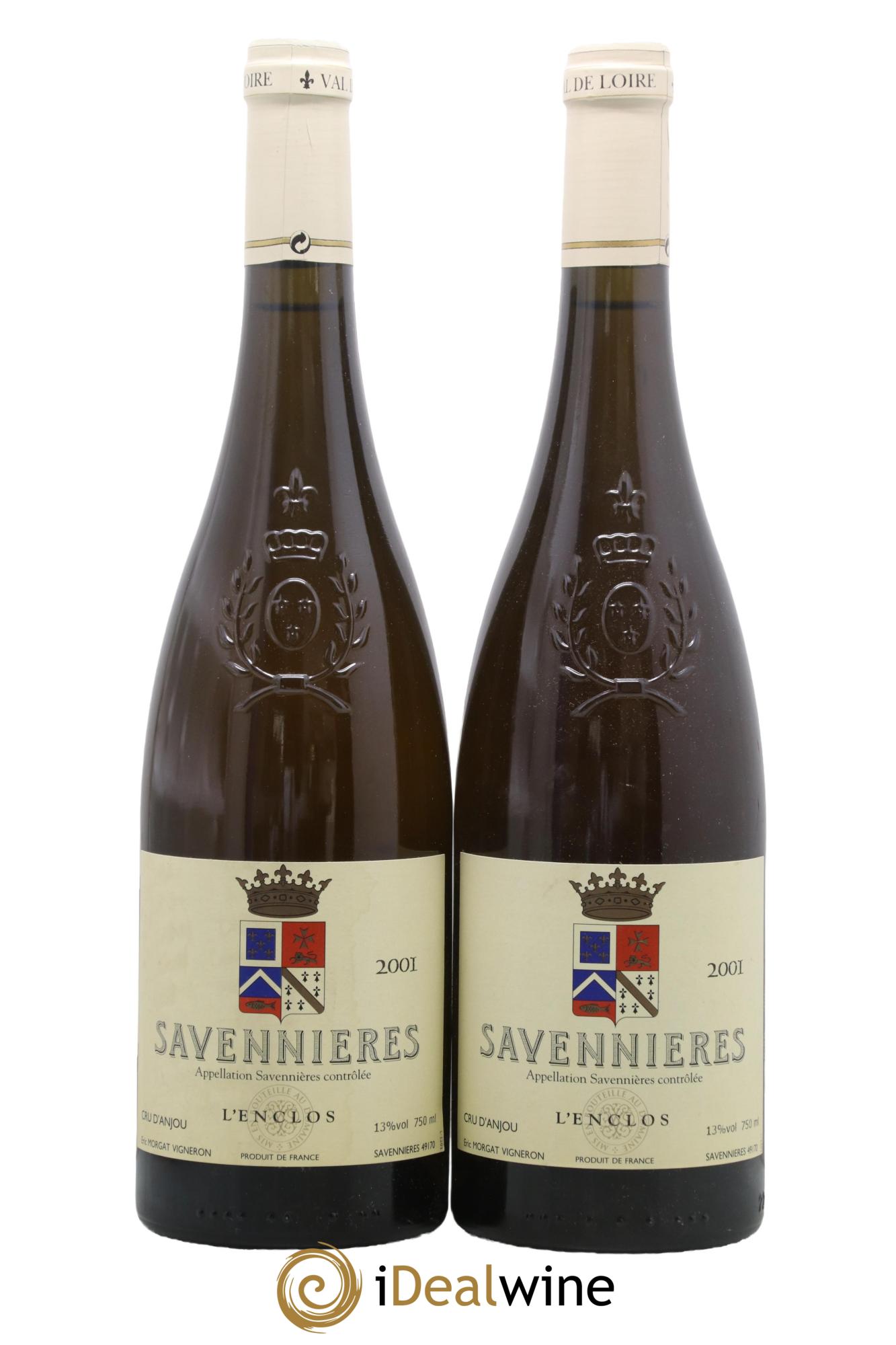 Savennières L'Enclos 2001 - Lot de 2 bouteilles - 0