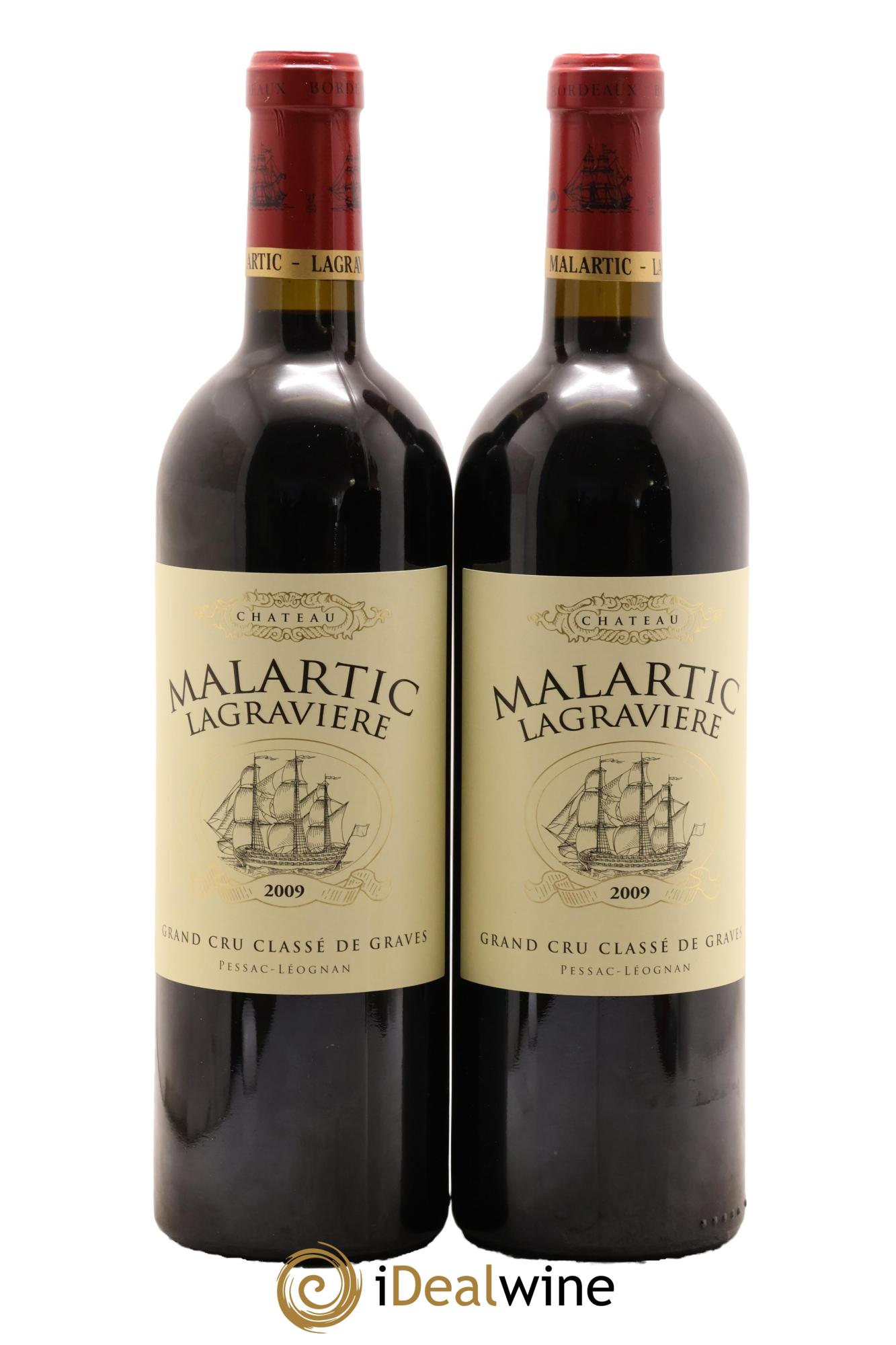Château Malartic-Lagravière Cru Classé de Graves 2009 - Lot de 2 bouteilles - 0