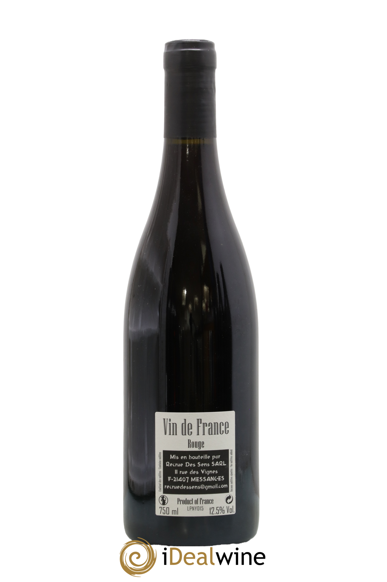 Vin de France Picolnax Yann Durieux - Recrue des Sens 2015 - Lotto di 1 bottiglia - 1