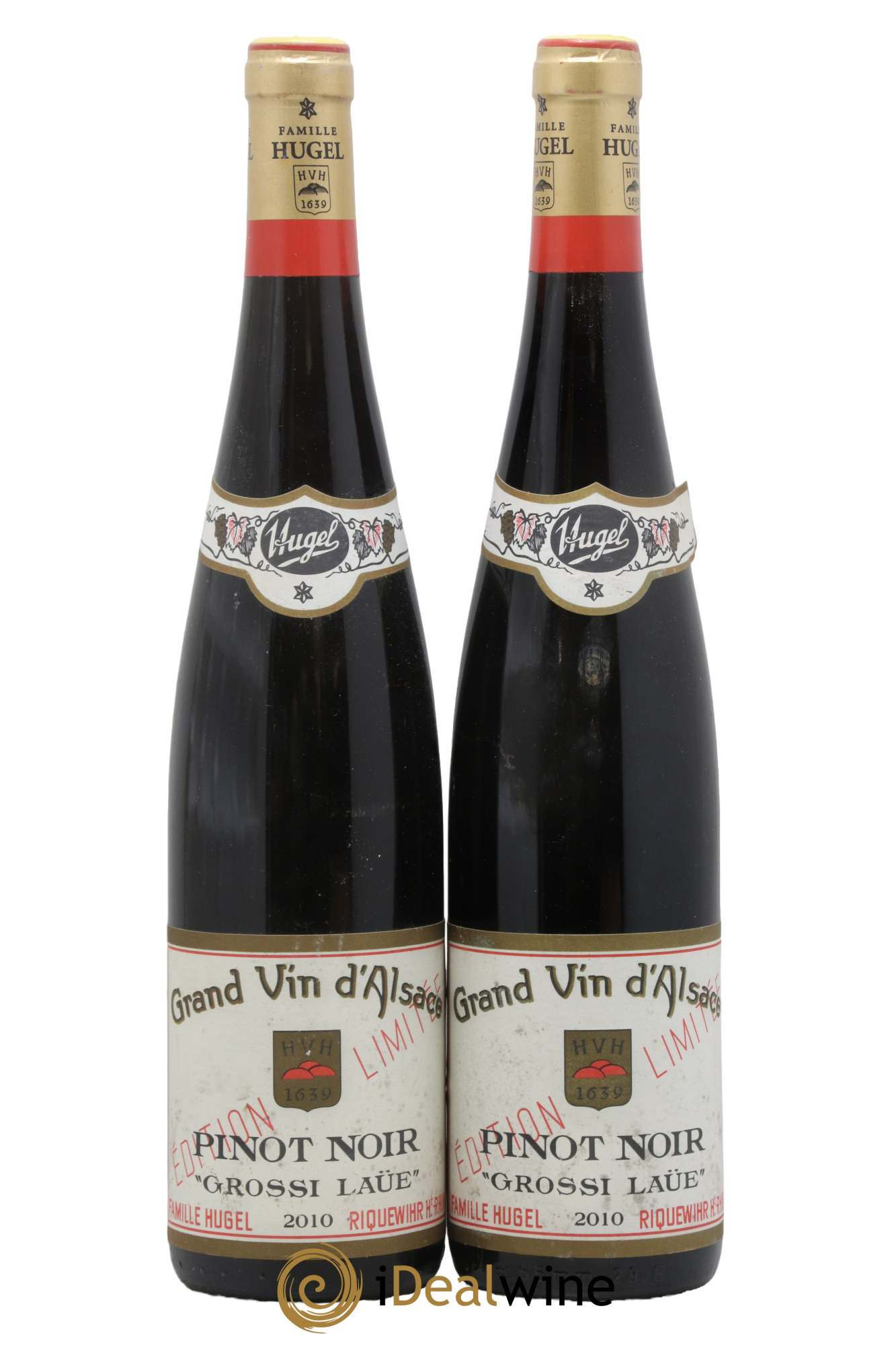 Pinot Noir Grossi Laüe Hugel (Domaine) 2010 - Lotto di 2 bottiglie - 0