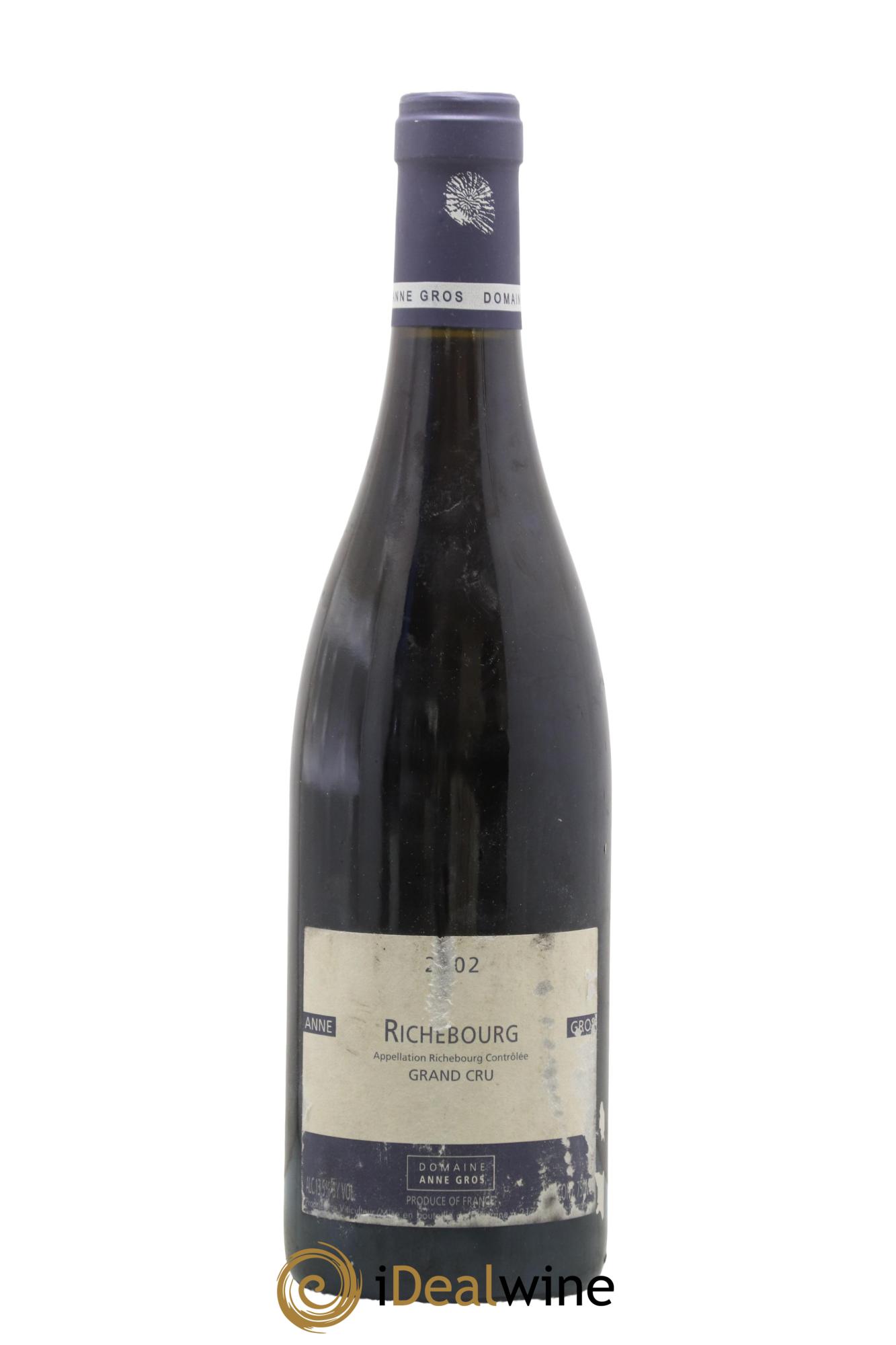 Richebourg Grand Cru Anne Gros 2002 - Lotto di 1 bottiglia - 0