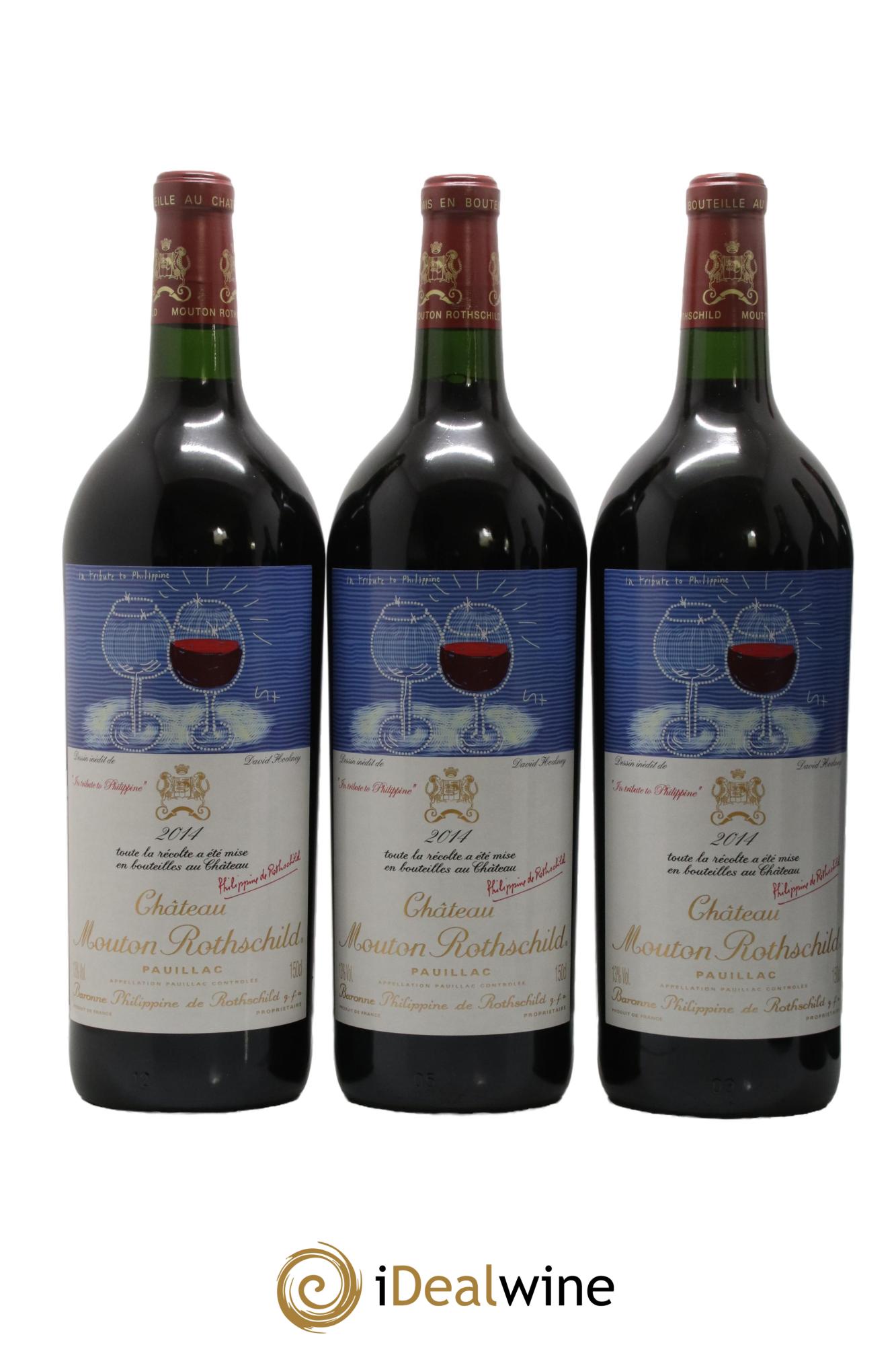 Château Mouton Rothschild 1er Grand Cru Classé 2014 - Lot de 6 magnums - 1
