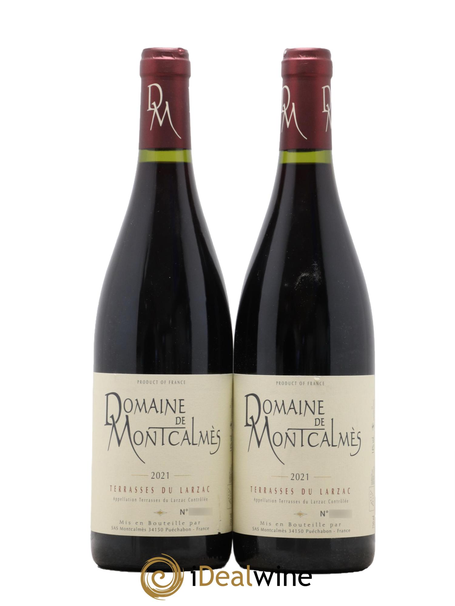 Terrasses du Larzac Domaine de Montcalmès Frédéric Pourtalié 2021 - Lot of 2 bottles - 0