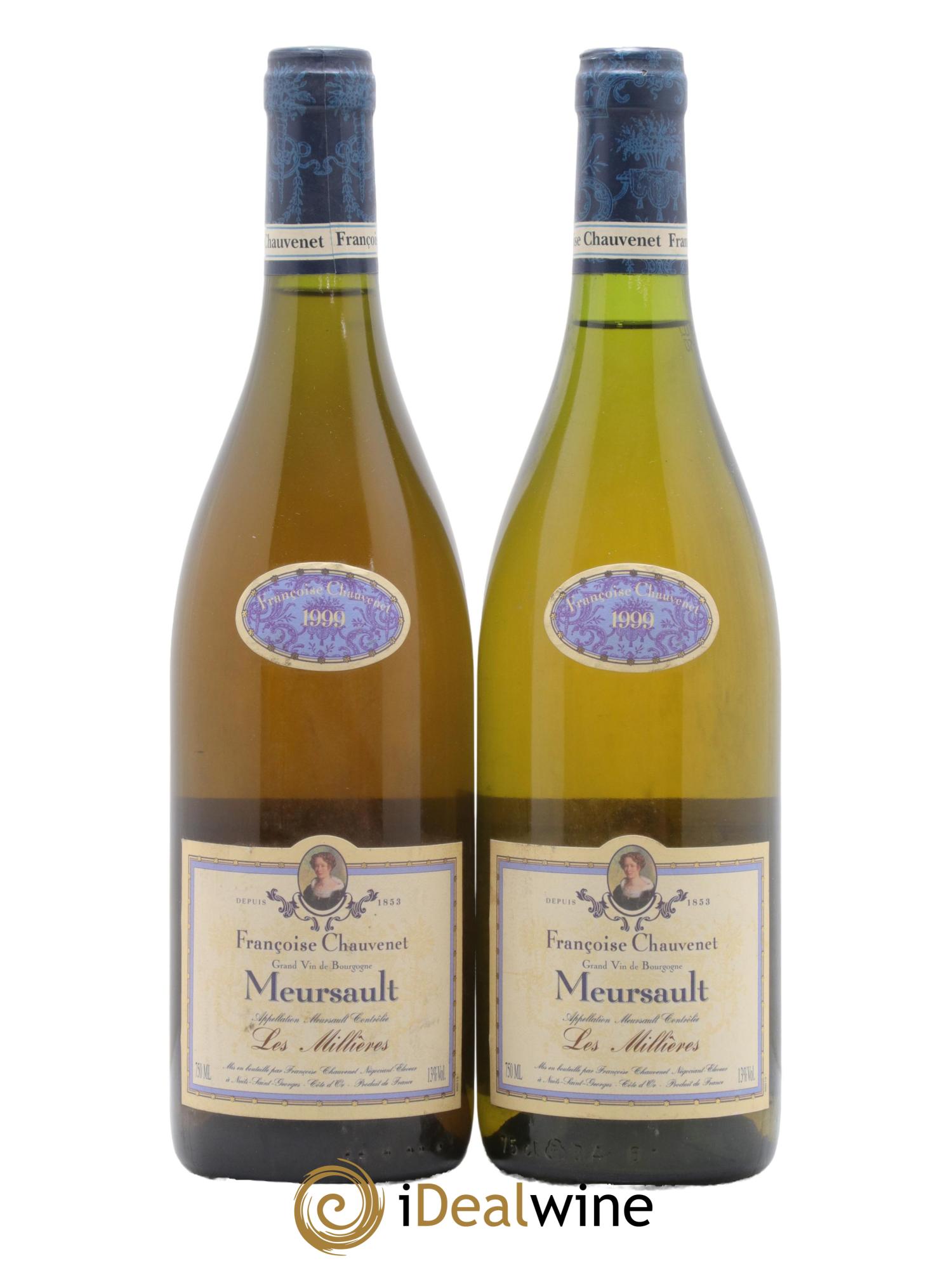 Meursault Les Millieres Chauvenet 1999 - Lot de 2 bouteilles - 0