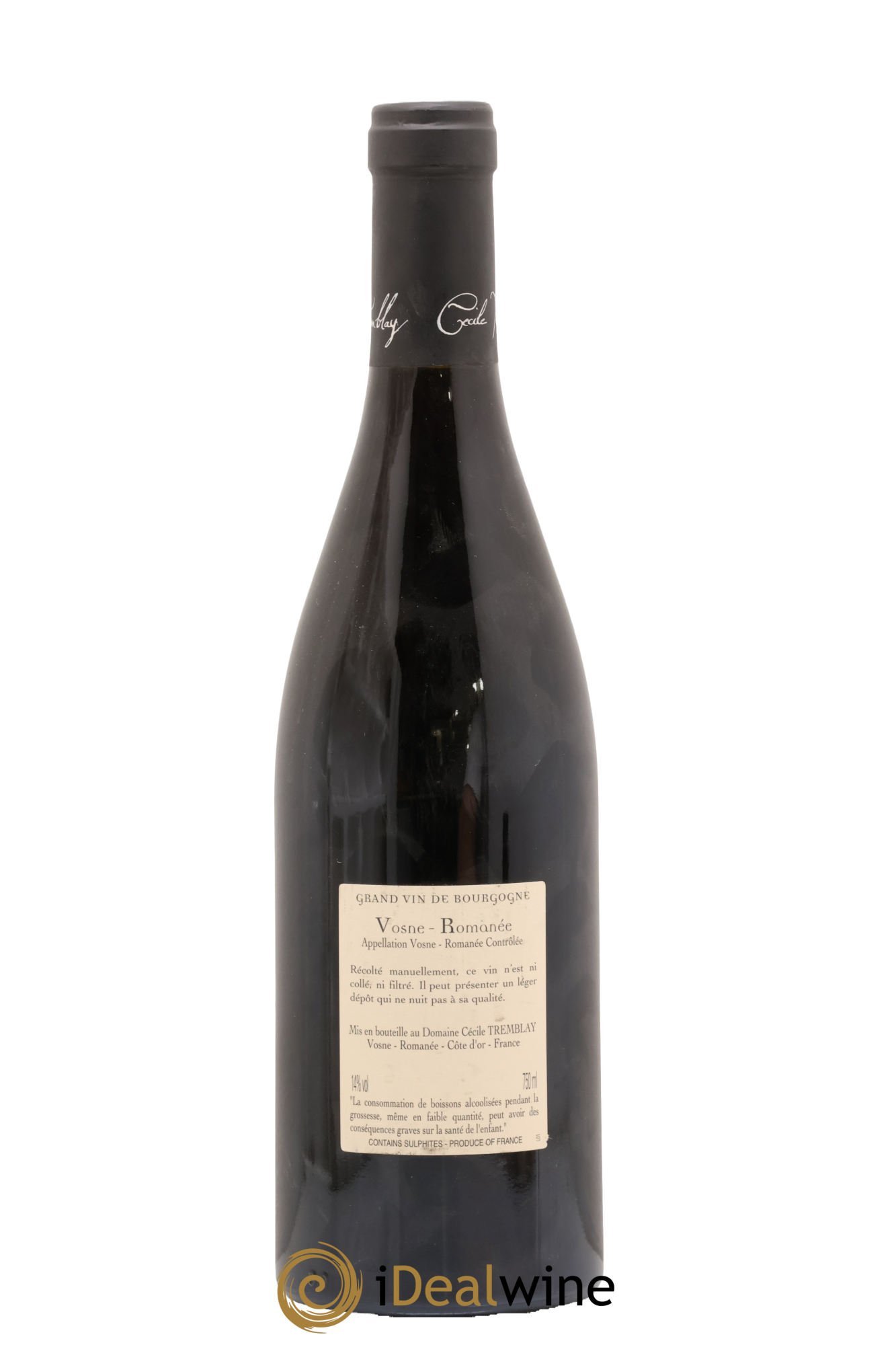 Vosne-Romanée Vieilles Vignes Cécile Tremblay 2015 - Lot de 1 bouteille - 1