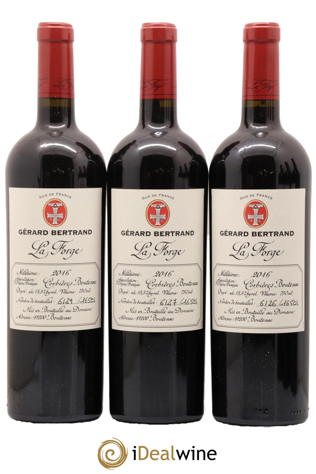 Corbières La Forge Gérard Bertrand 2016 - Lot de 6 bouteilles - 1