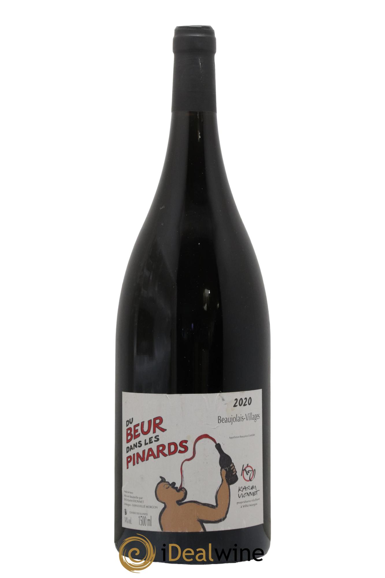 Beaujolais Village Du Beur Dans Les Pinards Karim Vionnet 2020 - Lot de 1 magnum - 0
