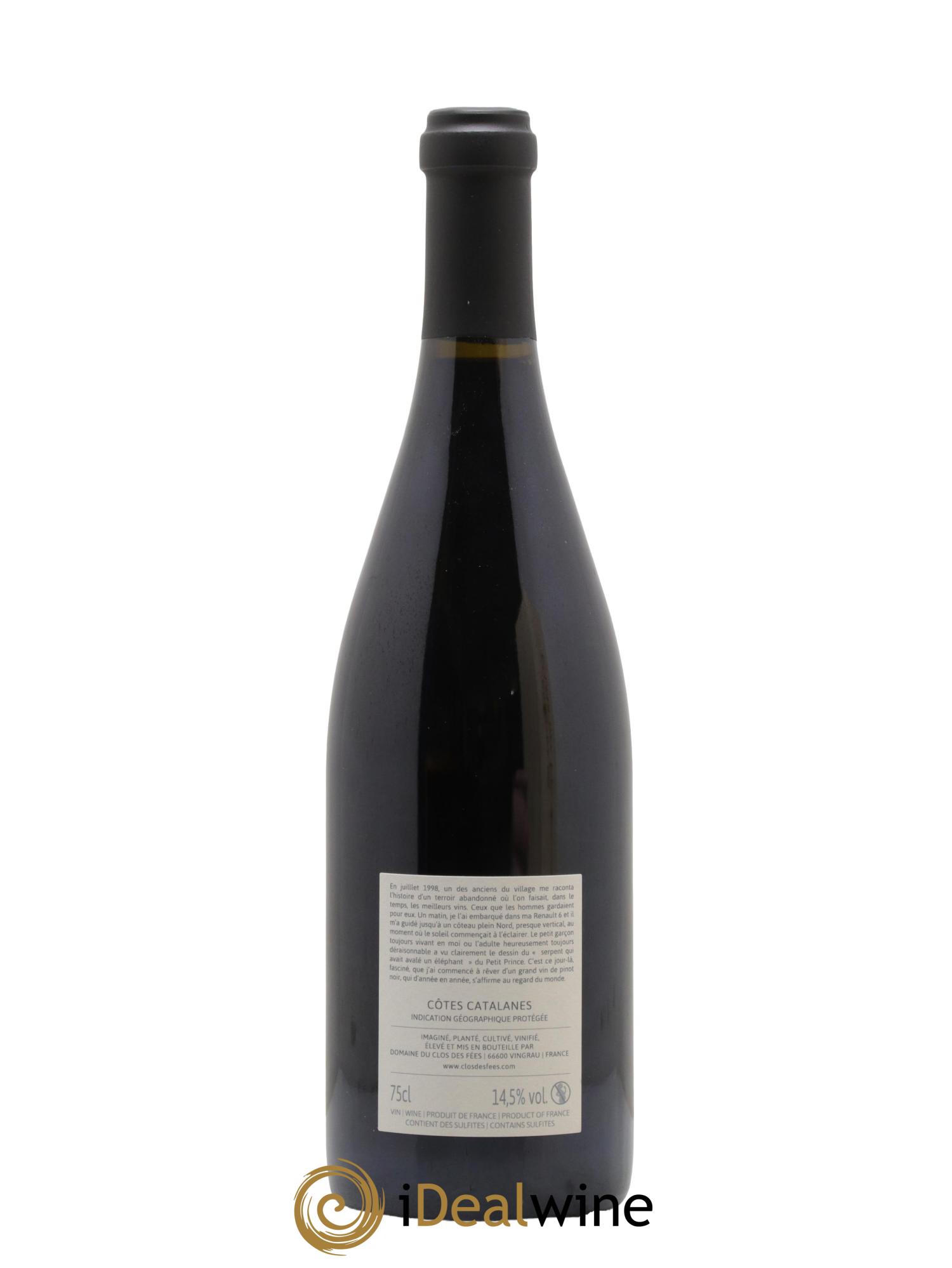 Côtes Catalanes (VDP des Côtes Catalanes) Là où Le Soleil se Lève Clos des Fées Hervé Bizeul 2021 - Lot de 1 bouteille - 2