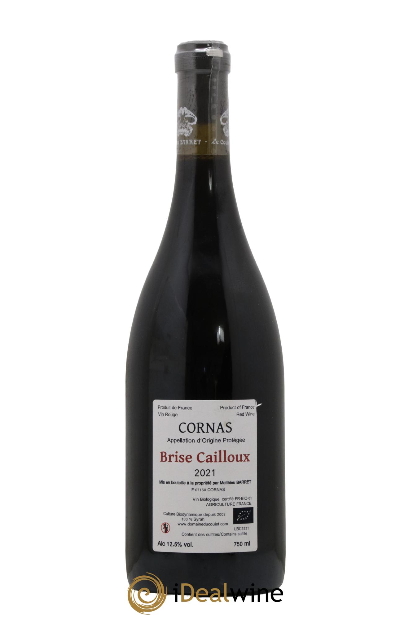 Cornas Brise Cailloux Coulet (Domaine du) - Matthieu Barret 2021 - Lot of 1 bottle - 1