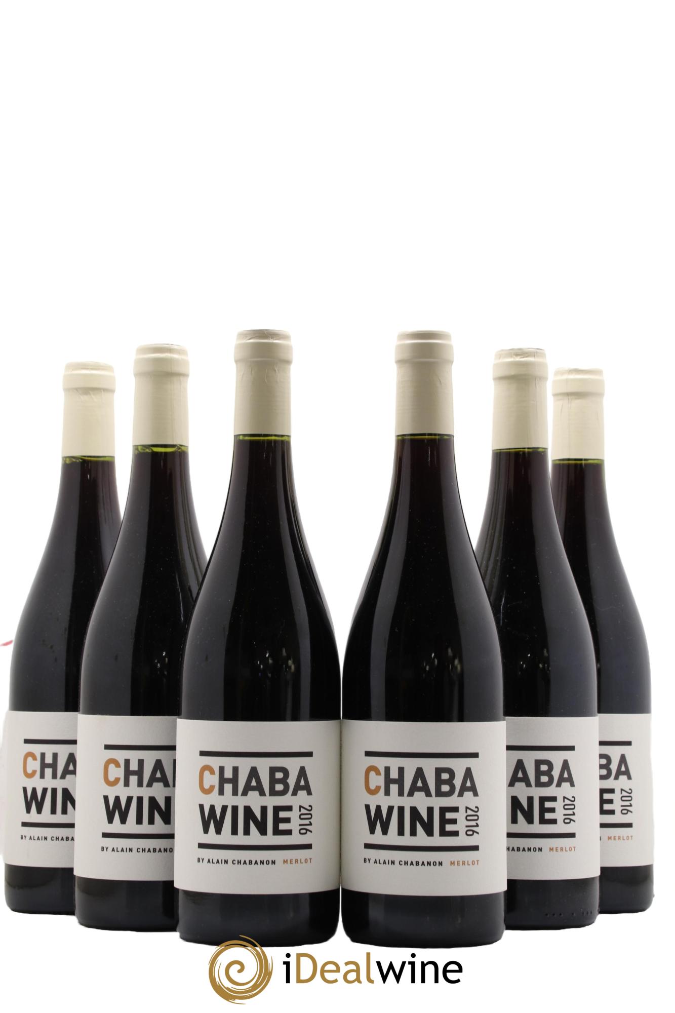 Languedoc Chabawine Merlot Biologique Alain Chabanon 2016 - Lot de 6 bouteilles - 0