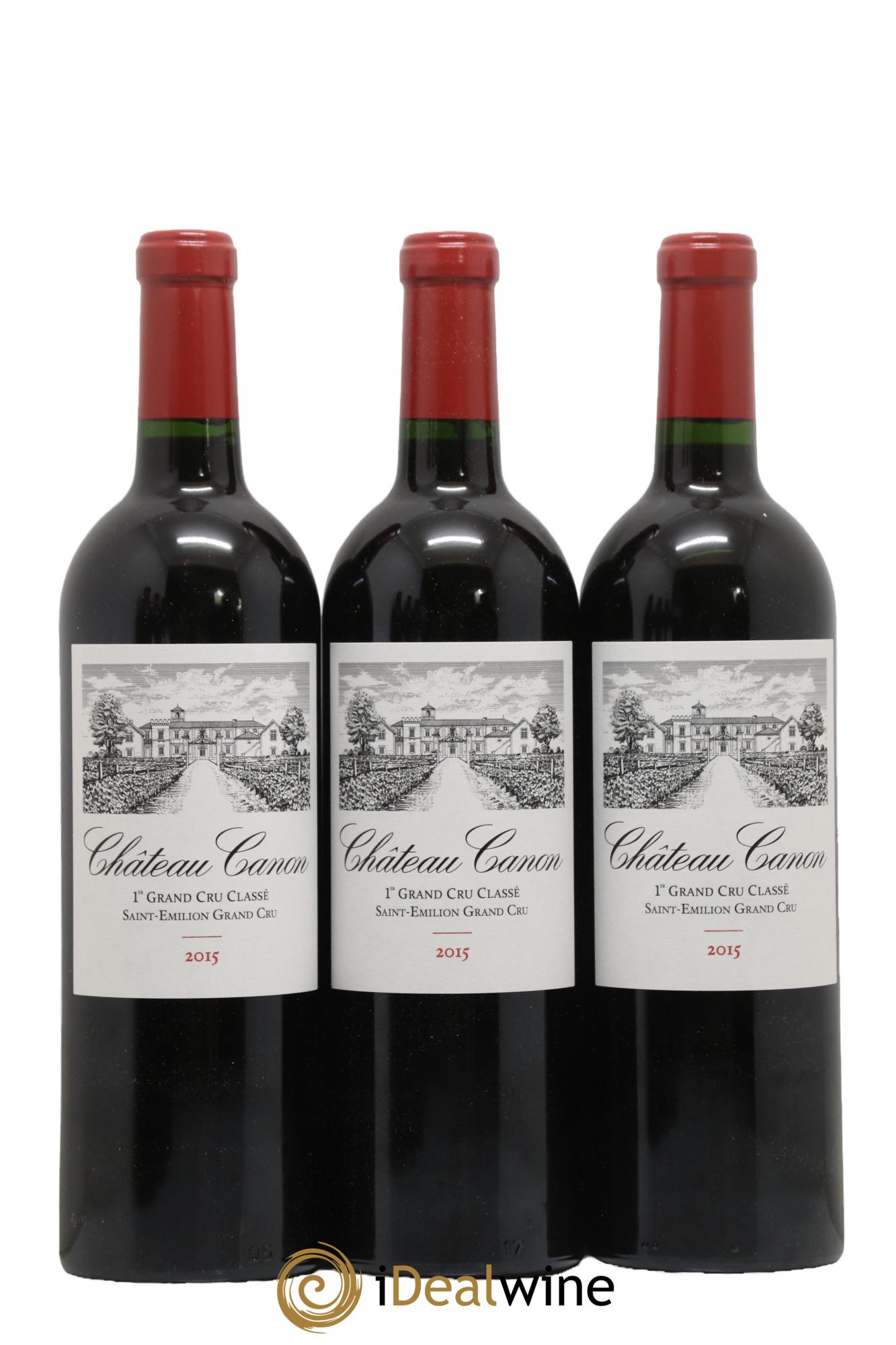 Château Canon 1er Grand Cru Classé B  2015 - Lot of 6 bottles - 1