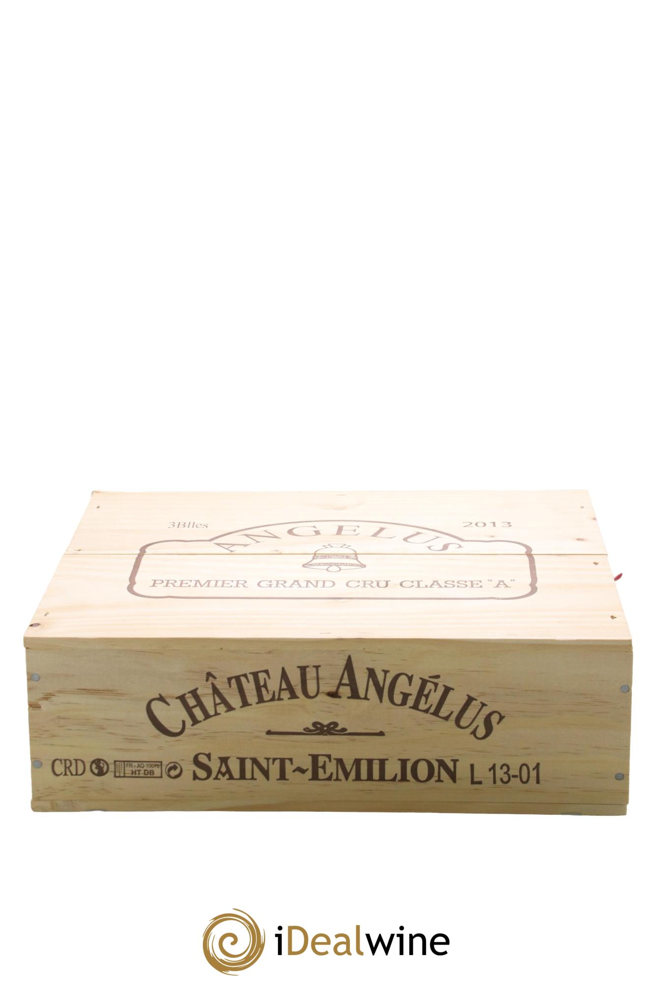 Château Angélus 1er Grand Cru Classé A 2013 - Lot of 3 bottles - 2