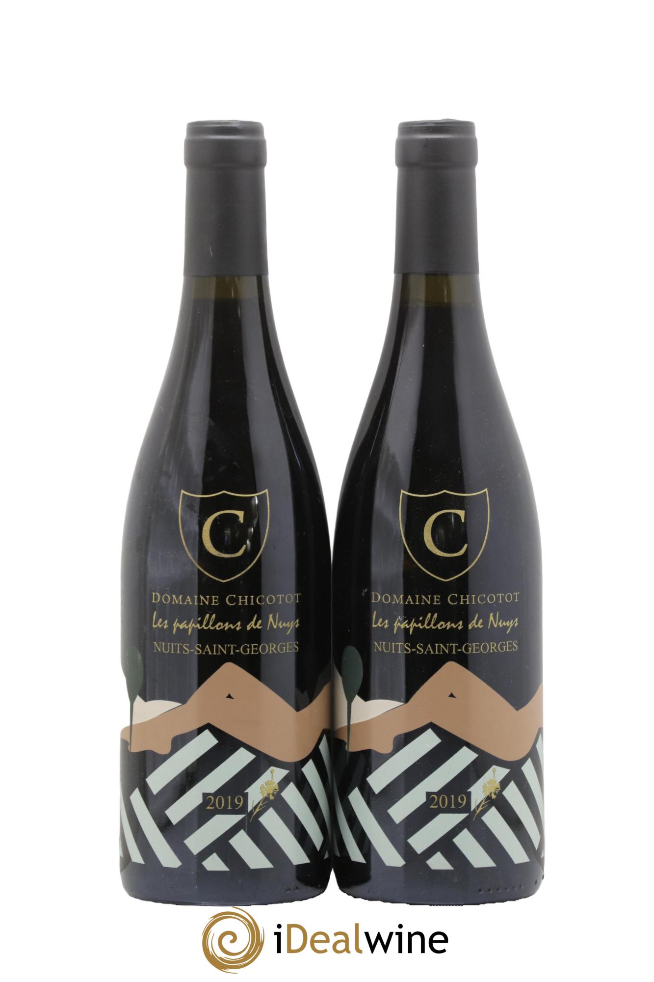 Nuits-Saint-Georges Papillons de Nuys Chicotot 2019 - Lot de 2 bouteilles - 0