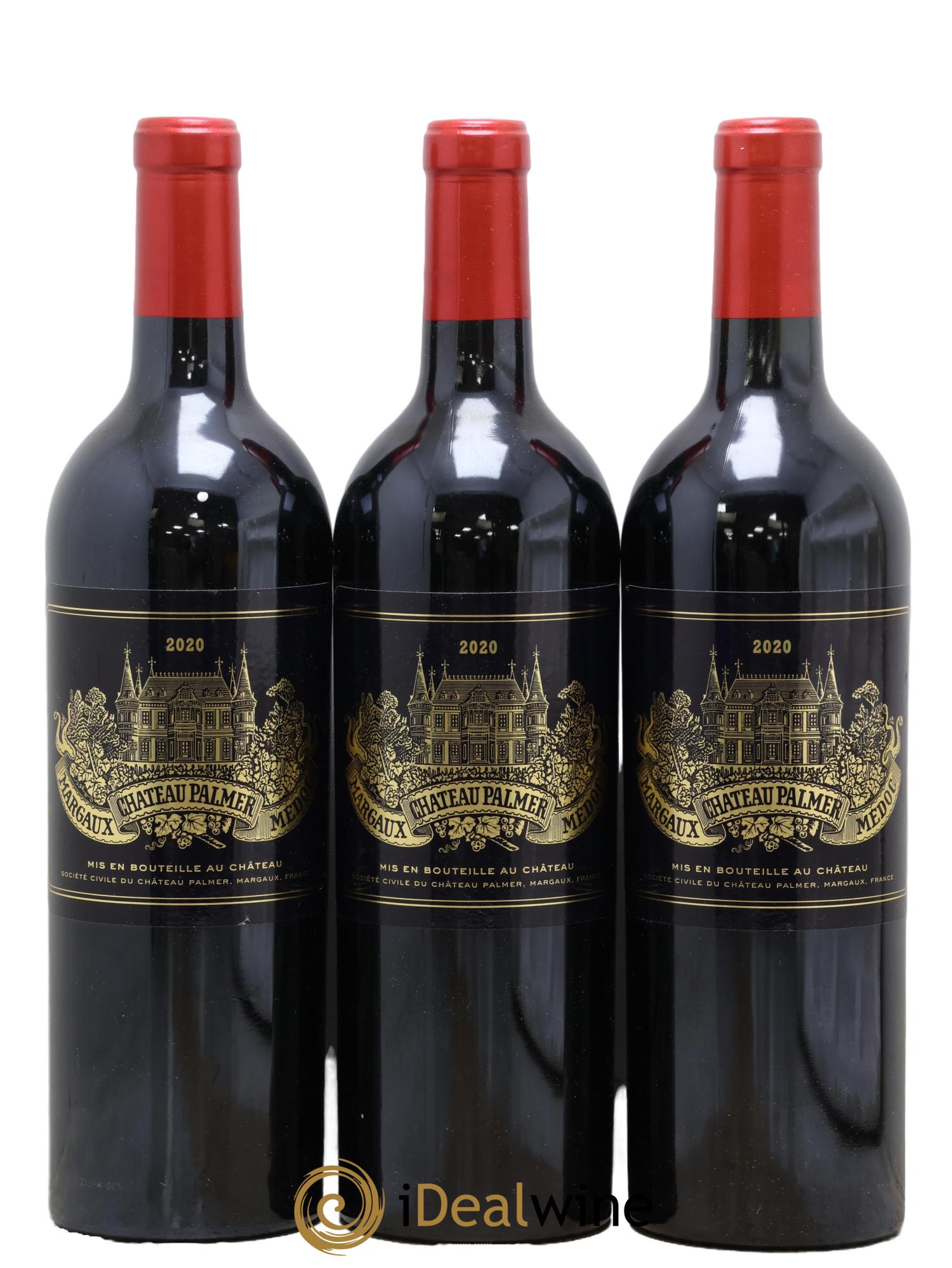 Château Palmer 3ème Grand Cru Classé 2020 - Lot de 3 bouteilles - 0