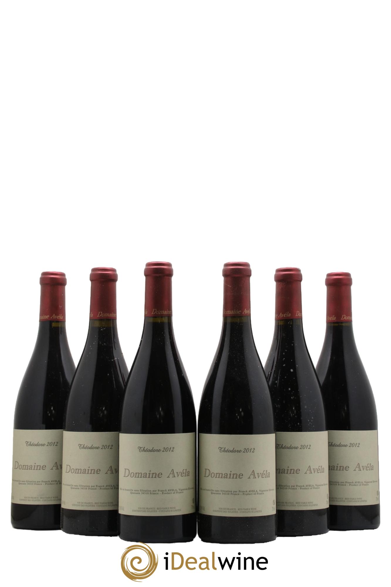 Vin de France Théodore Avéla 2012 - Lot de 6 bouteilles - 0