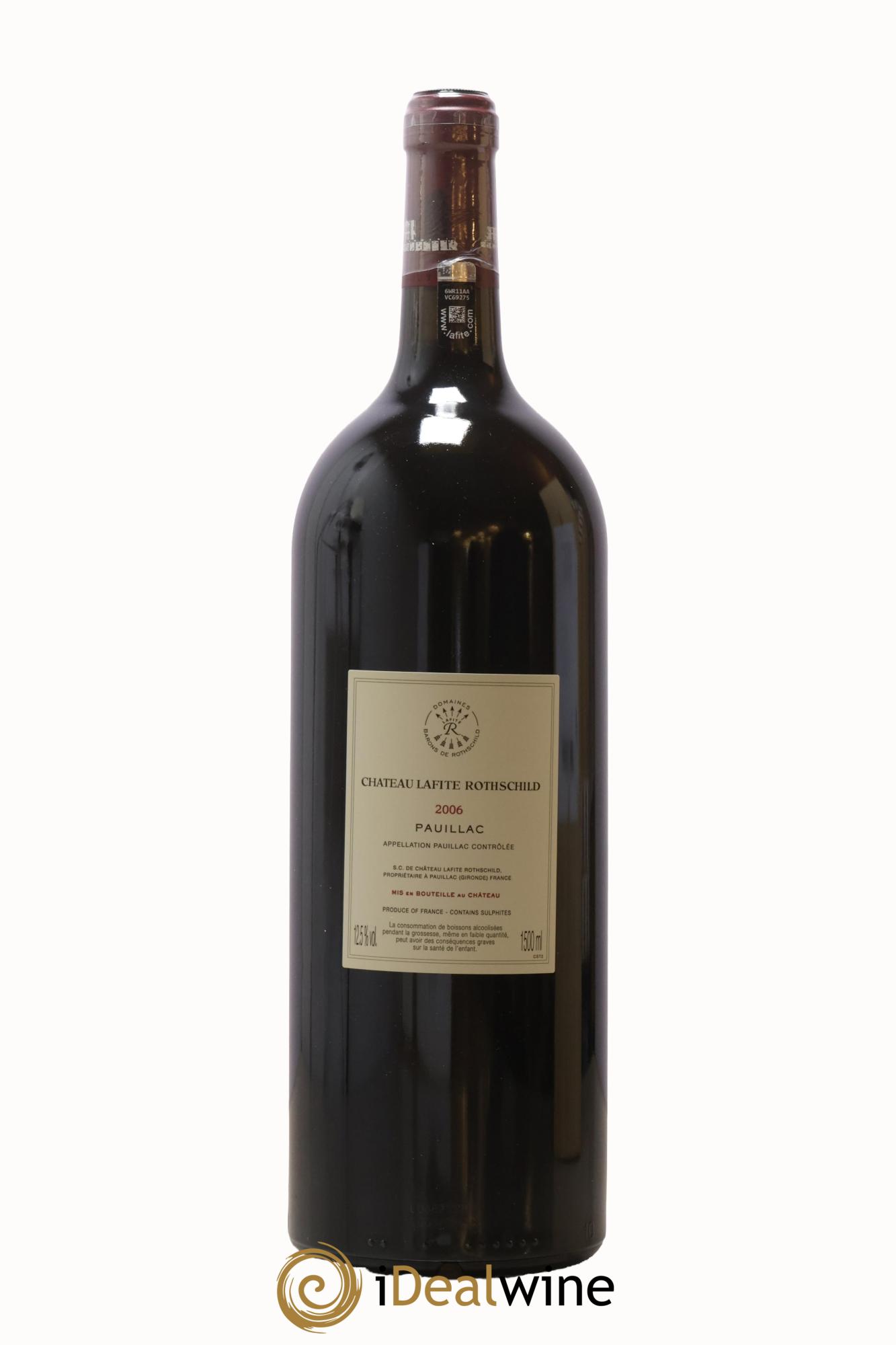 Château Lafite Rothschild 1er Grand Cru Classé  2006 - Lot de 1 magnum - 2