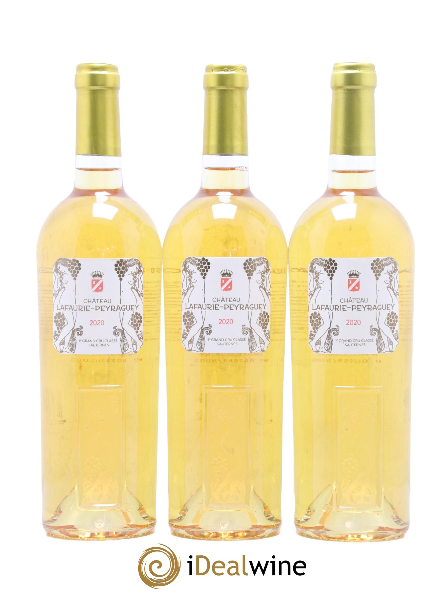 Château Lafaurie-Peyraguey Golden Edition 2020 - Lotto di 3 bottiglie - 0