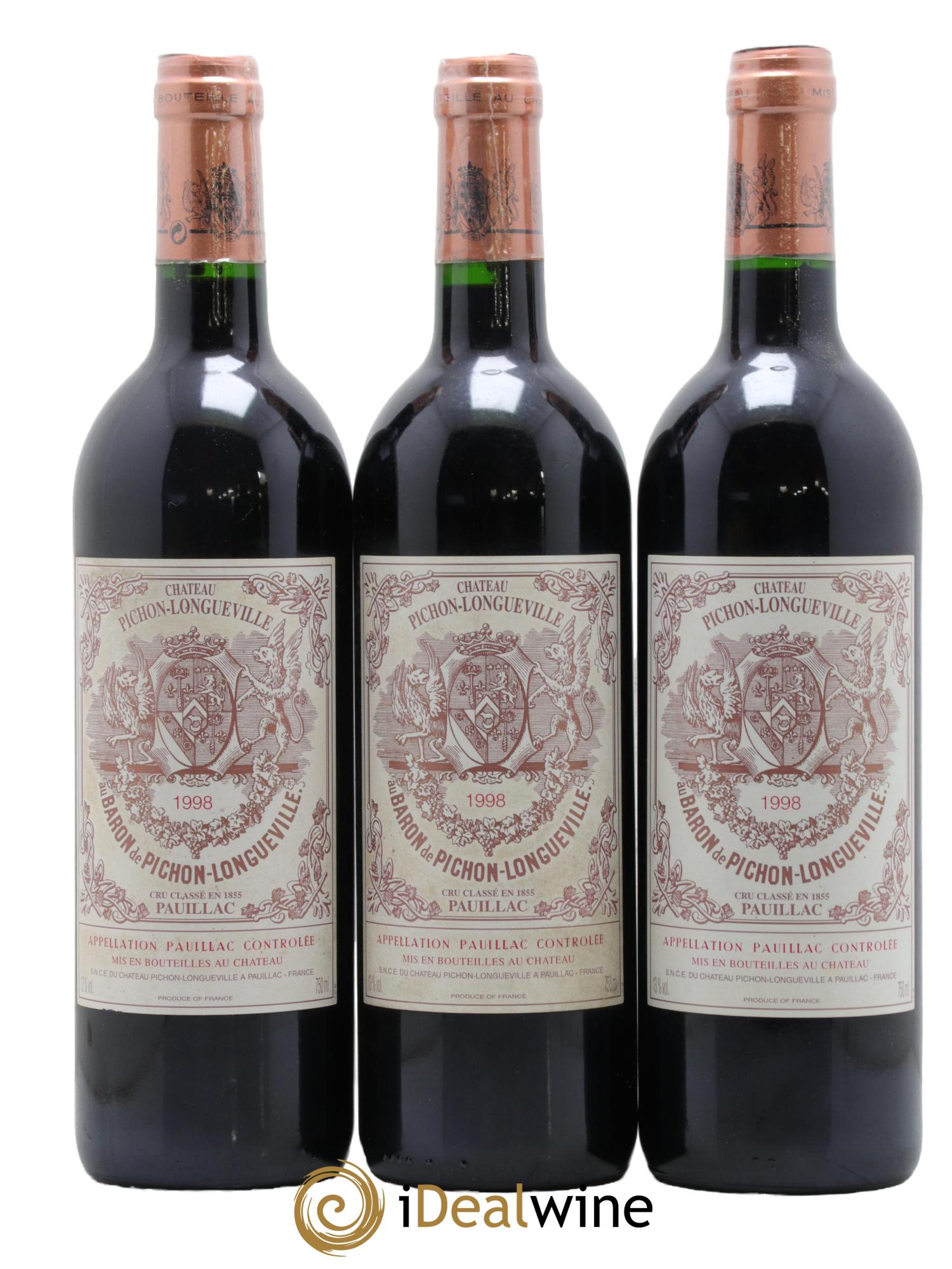 Château Pichon Longueville Comtesse de Lalande 2ème Grand Cru Classé 1998 - Lot of 12 bottles - 4