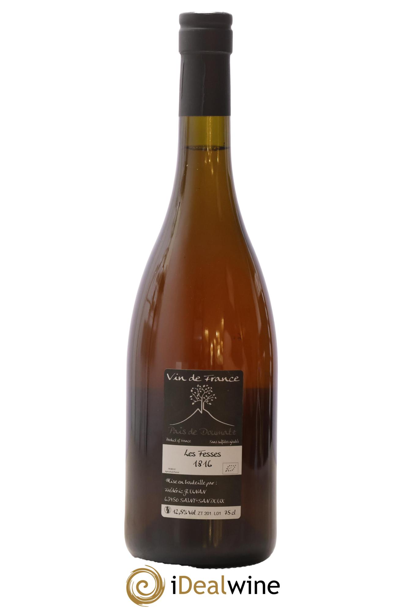 Vin de France Les Fesses Vignoble de l'Arbre Blanc 2016 - Lotto di 1 bottiglia - 1