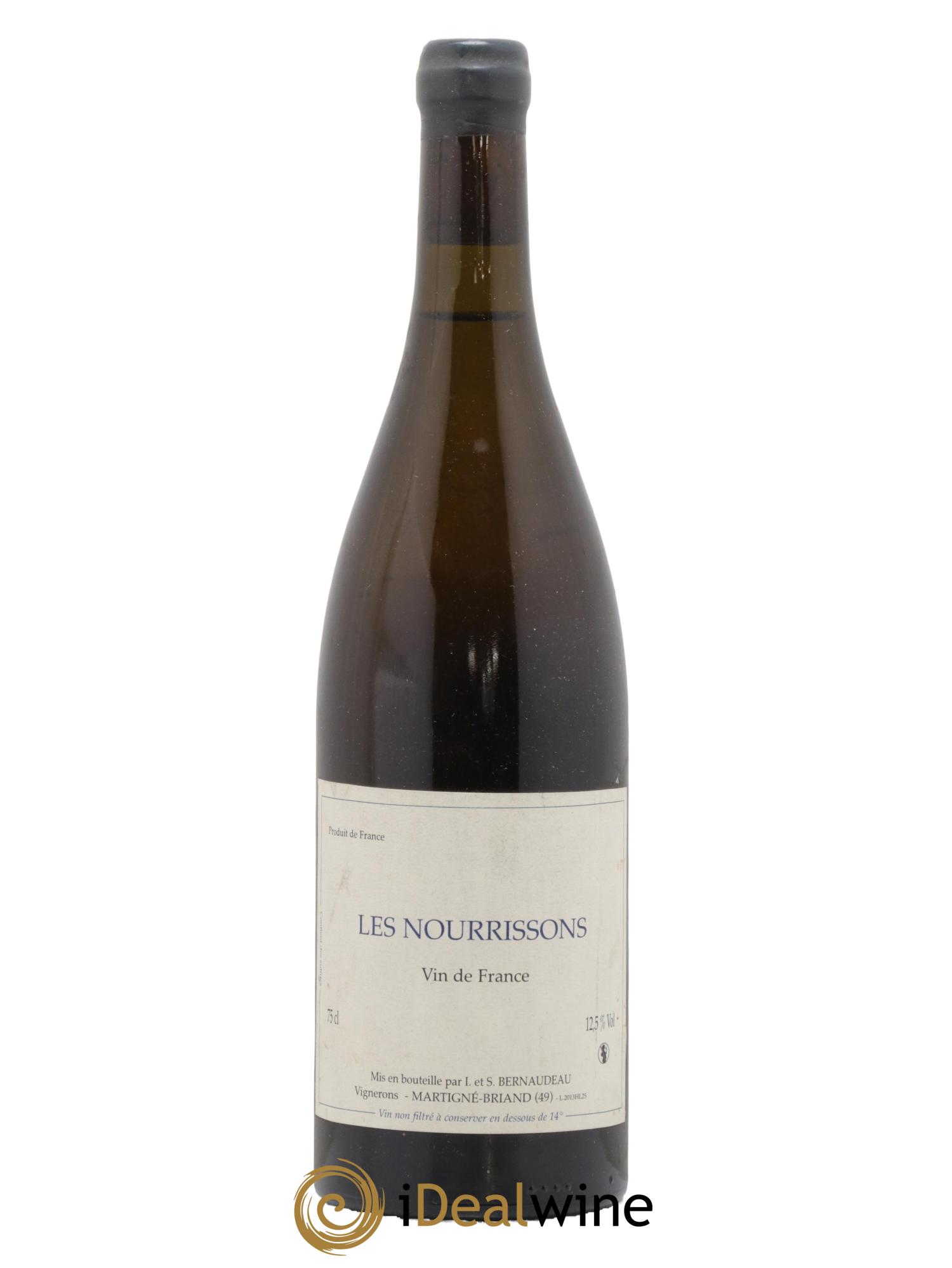 Vin de France Les Nourrissons Stéphane Bernaudeau 2013 - Lot de 1 bouteille - 0