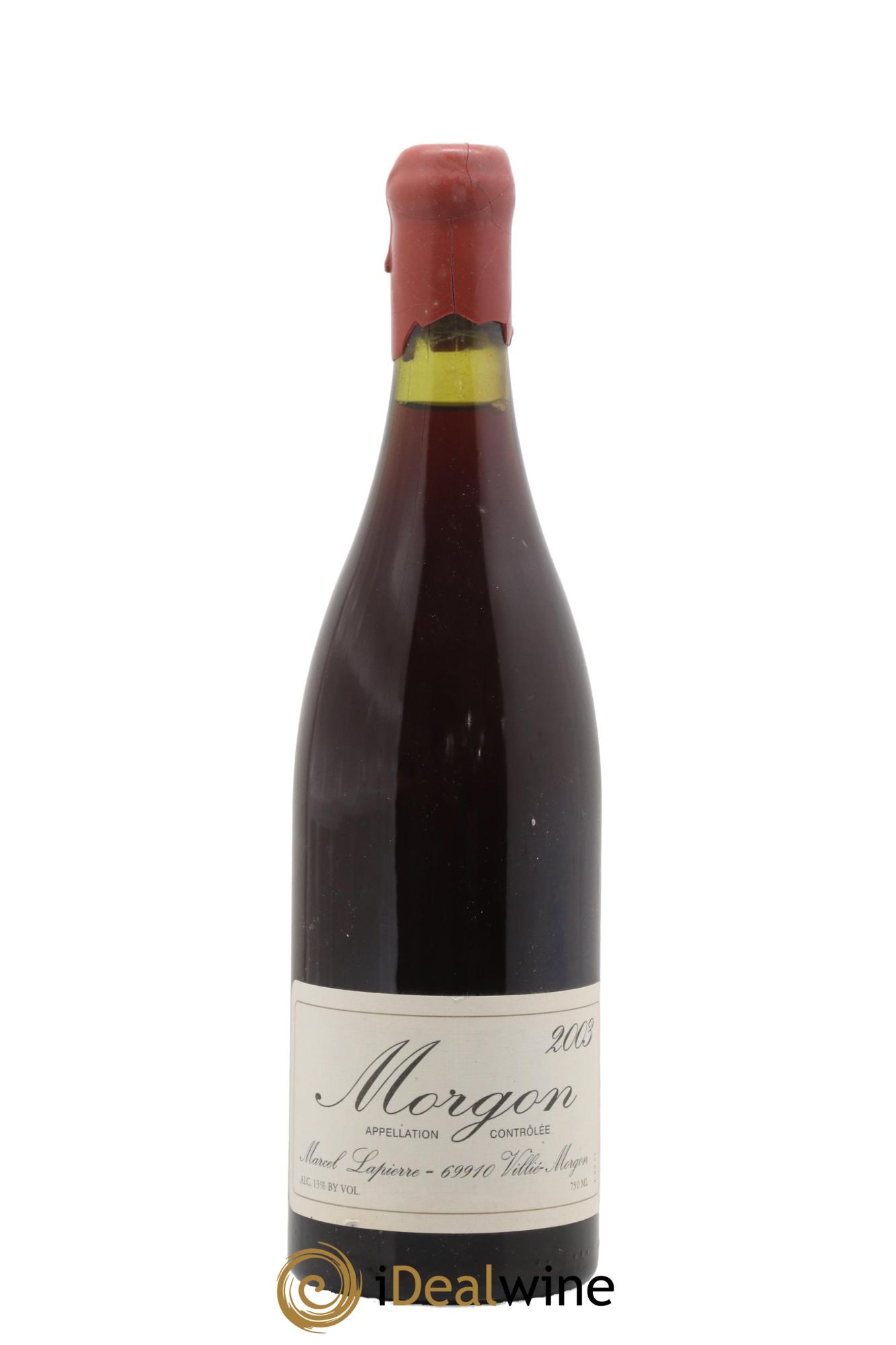 Morgon Marcel Lapierre (Domaine) 2003 - Posten von 1 Flasche - 0
