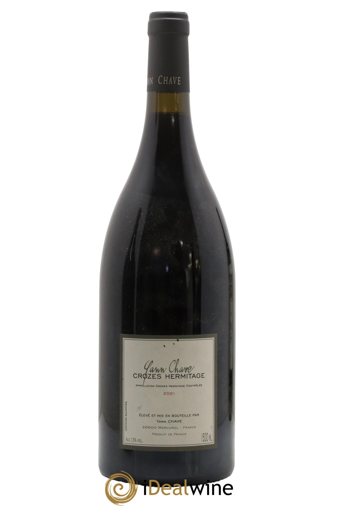 Crozes-Hermitage Yann Chave 2021 - Lot de 1 magnum - 0