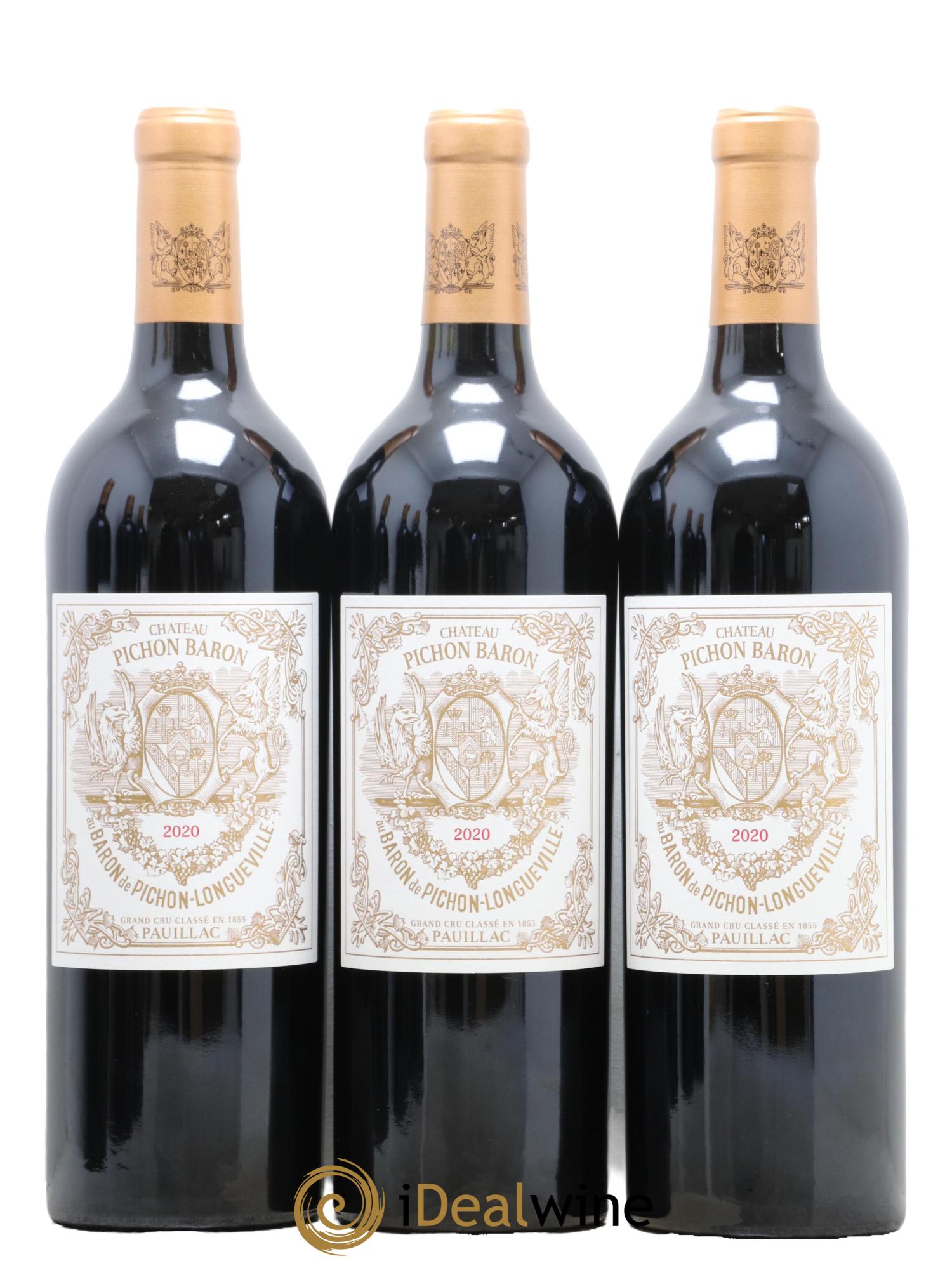 Pichon Longueville Baron 2ème Grand Cru Classé 2020 - Lot of 6 bottles - 1