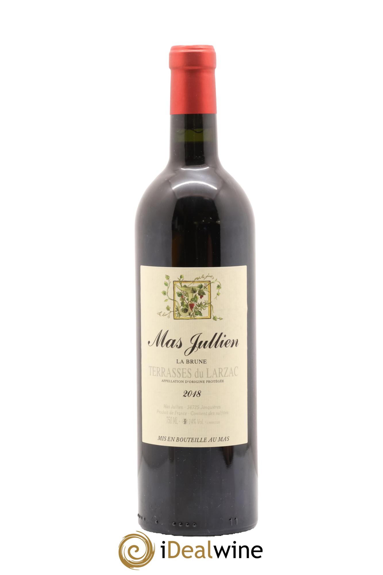 Terrasses du Larzac Mas Jullien La Brune Olivier Jullien 2018 - Lot de 1 bouteille - 0