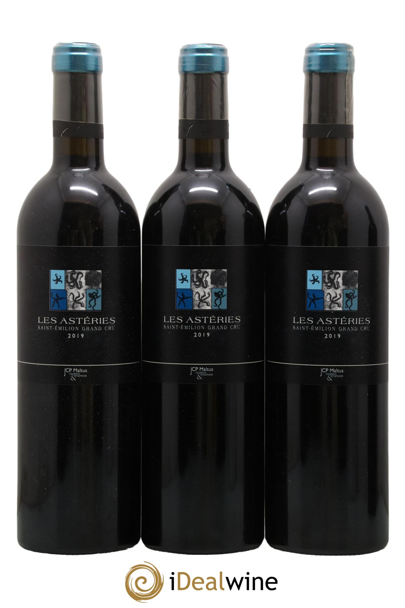 Saint-Émilion Grand Cru Les Asteries Maltus 2019 - Lotto di 6 bottiglie - 2