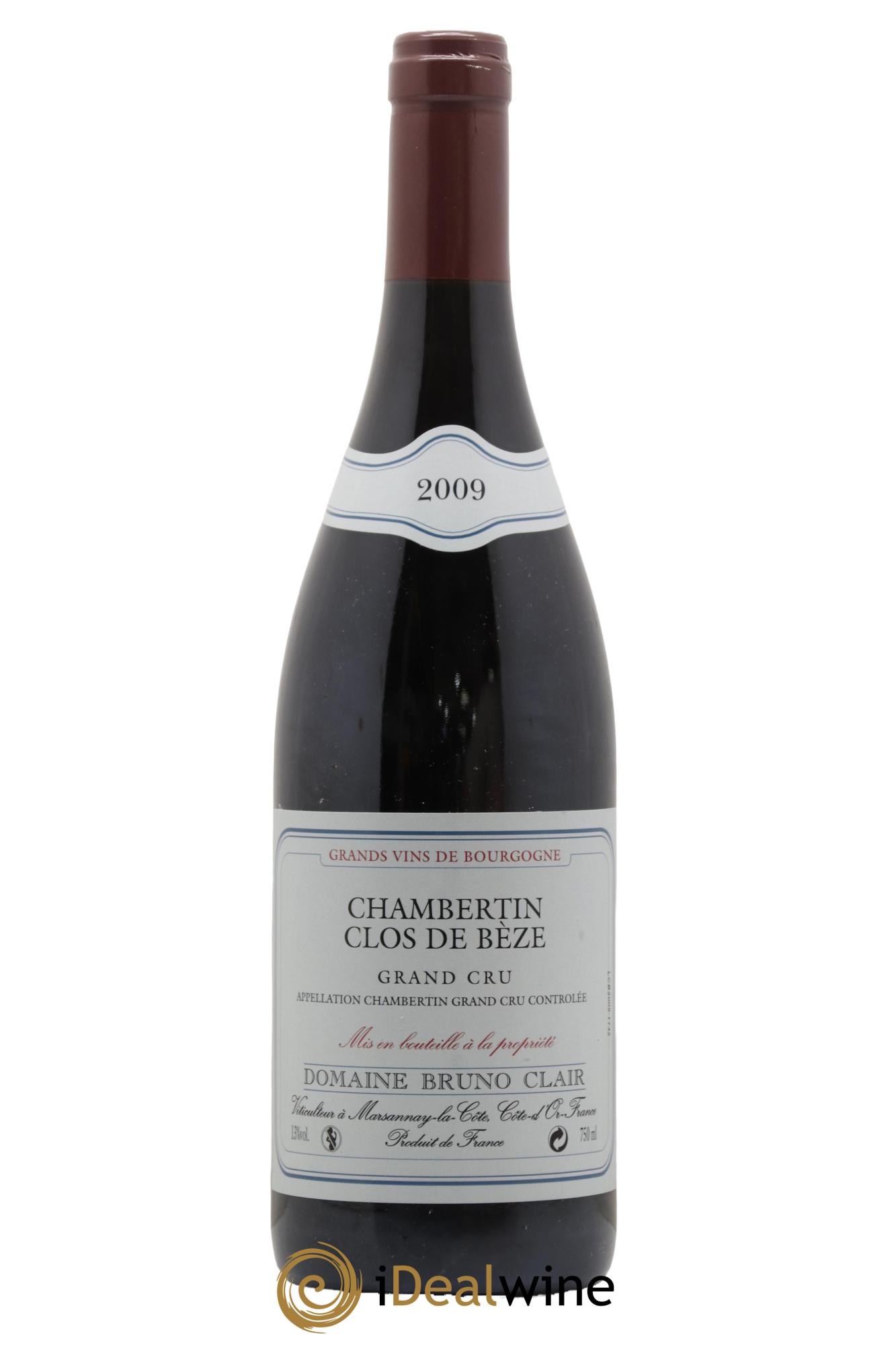 Chambertin Clos de Bèze Grand Cru Bruno Clair (Domaine) 2009 - Lot of 1 bottle - 0