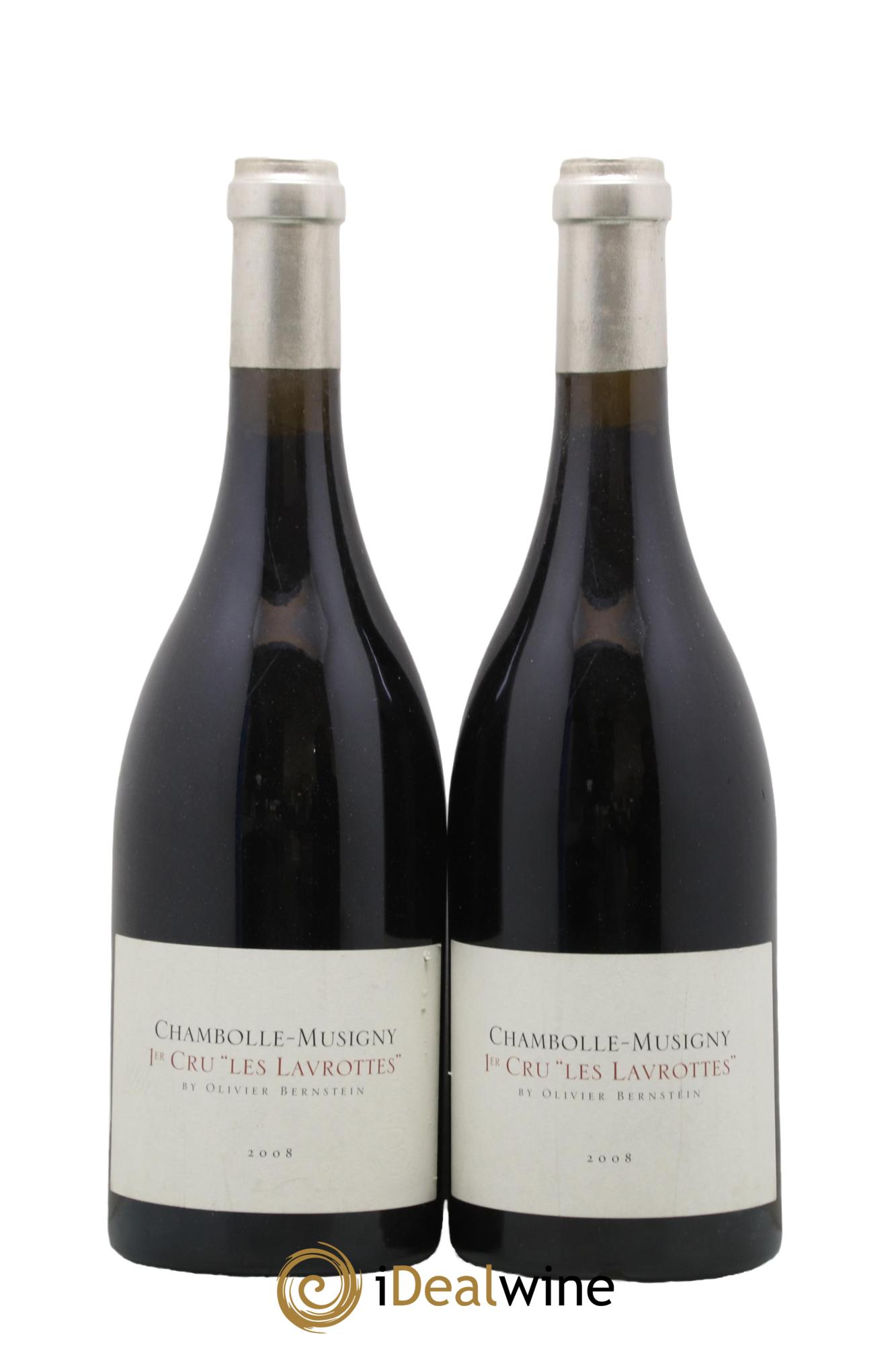 Chambolle-Musigny 1er Cru Les Lavrottes Domaine Olivier Bernstein 2008 - Lot de 2 bouteilles - 0