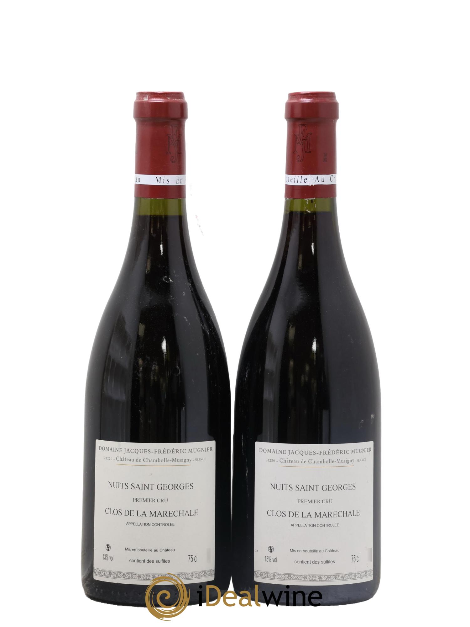 Nuits-Saint-Georges 1er Cru Clos de La Maréchale Jacques-Frédéric Mugnier 2010 - Lot de 2 bouteilles - 1
