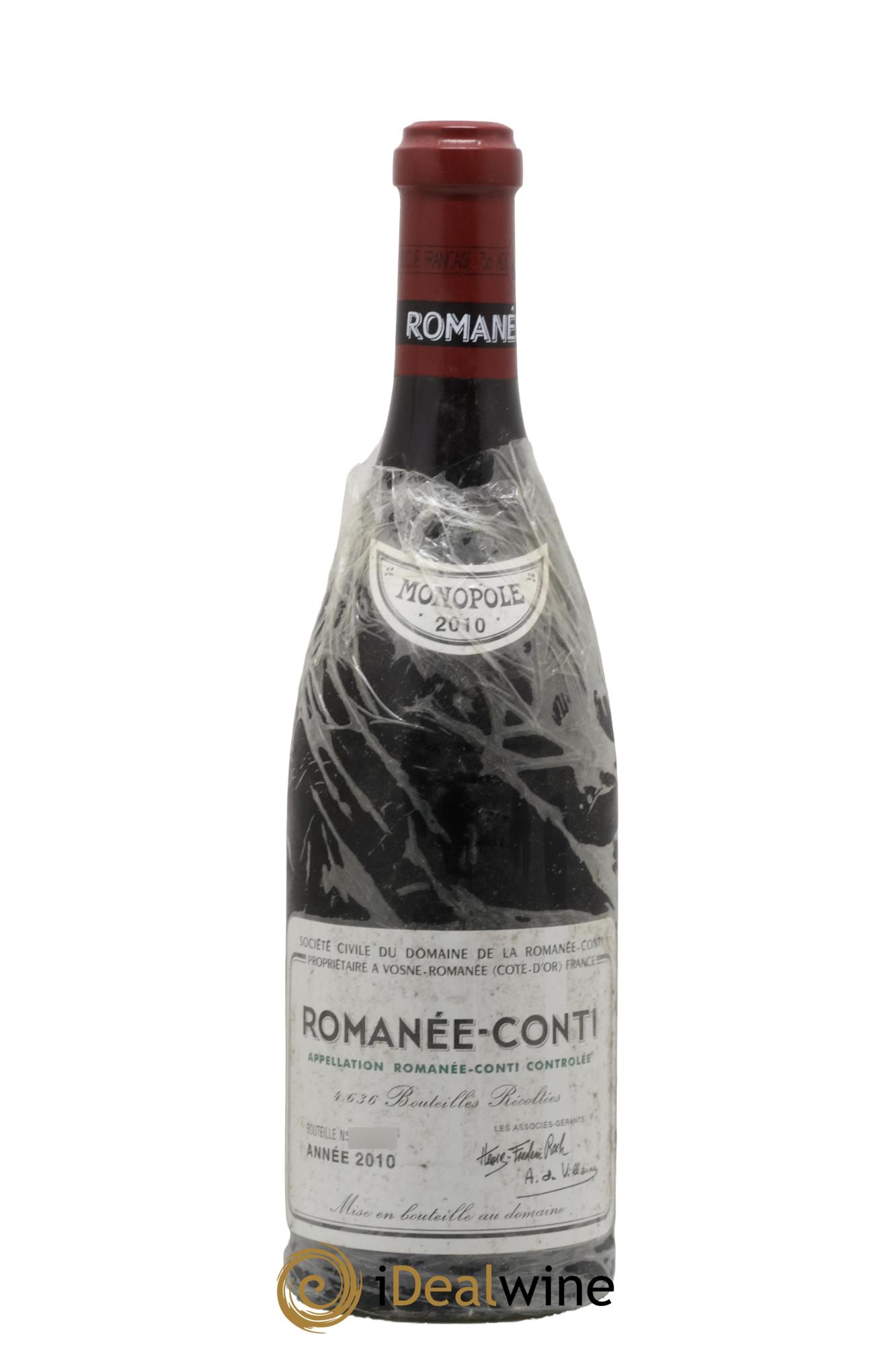 Romanée-Conti Grand Cru Domaine de la Romanée-Conti 2010 - Lot of 1 bottle - 0