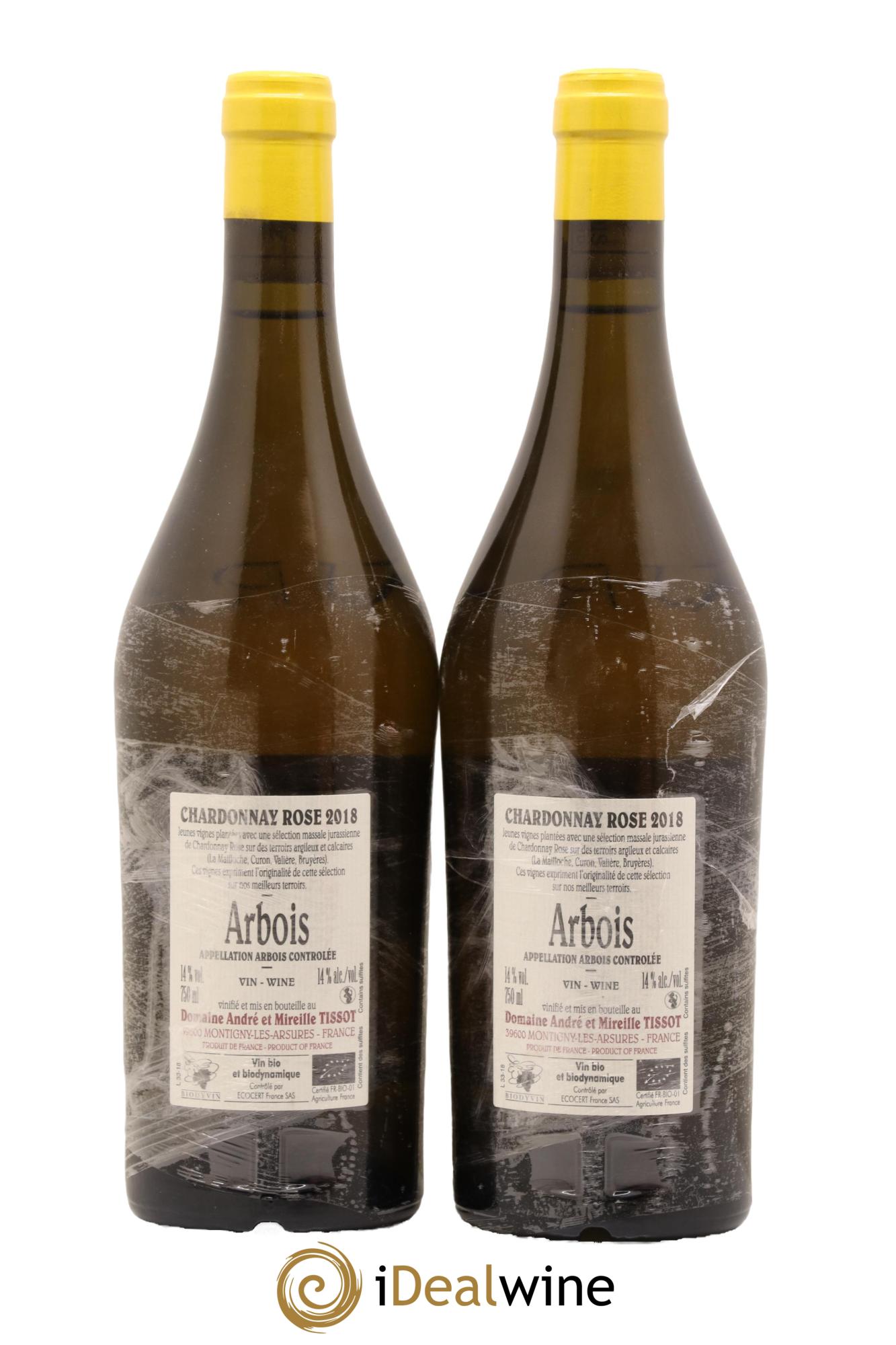 Arbois Rose Massale Bénédicte et Stéphane Tissot 2018 - Lot of 2 bottles - 1
