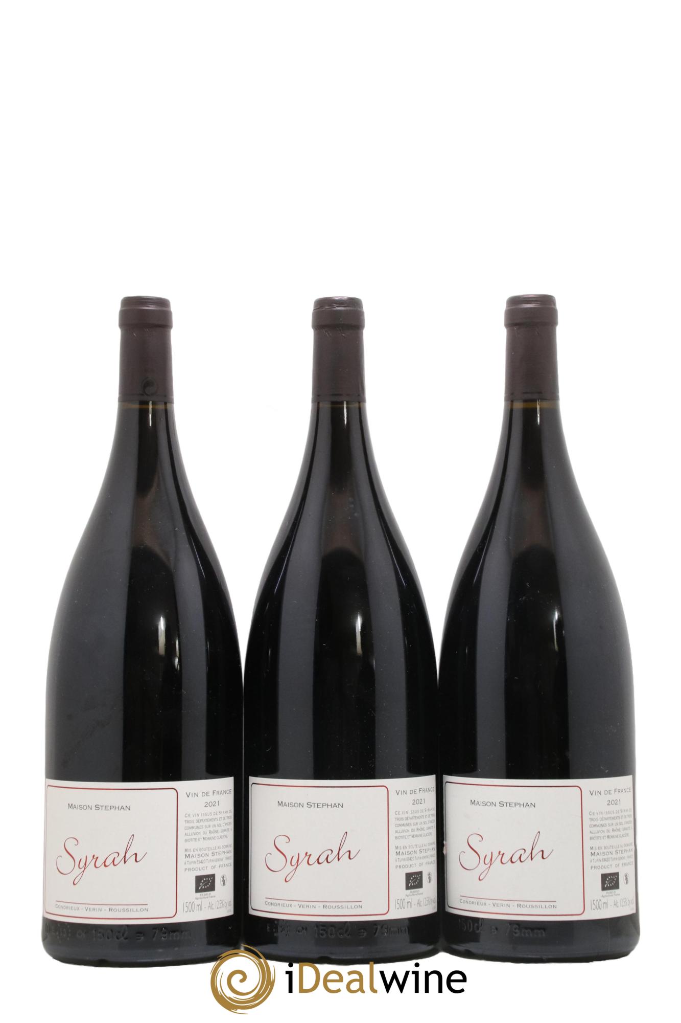 Vin de France Syrah Jean-Michel Stephan 2021 - Lot de 3 magnums - 0