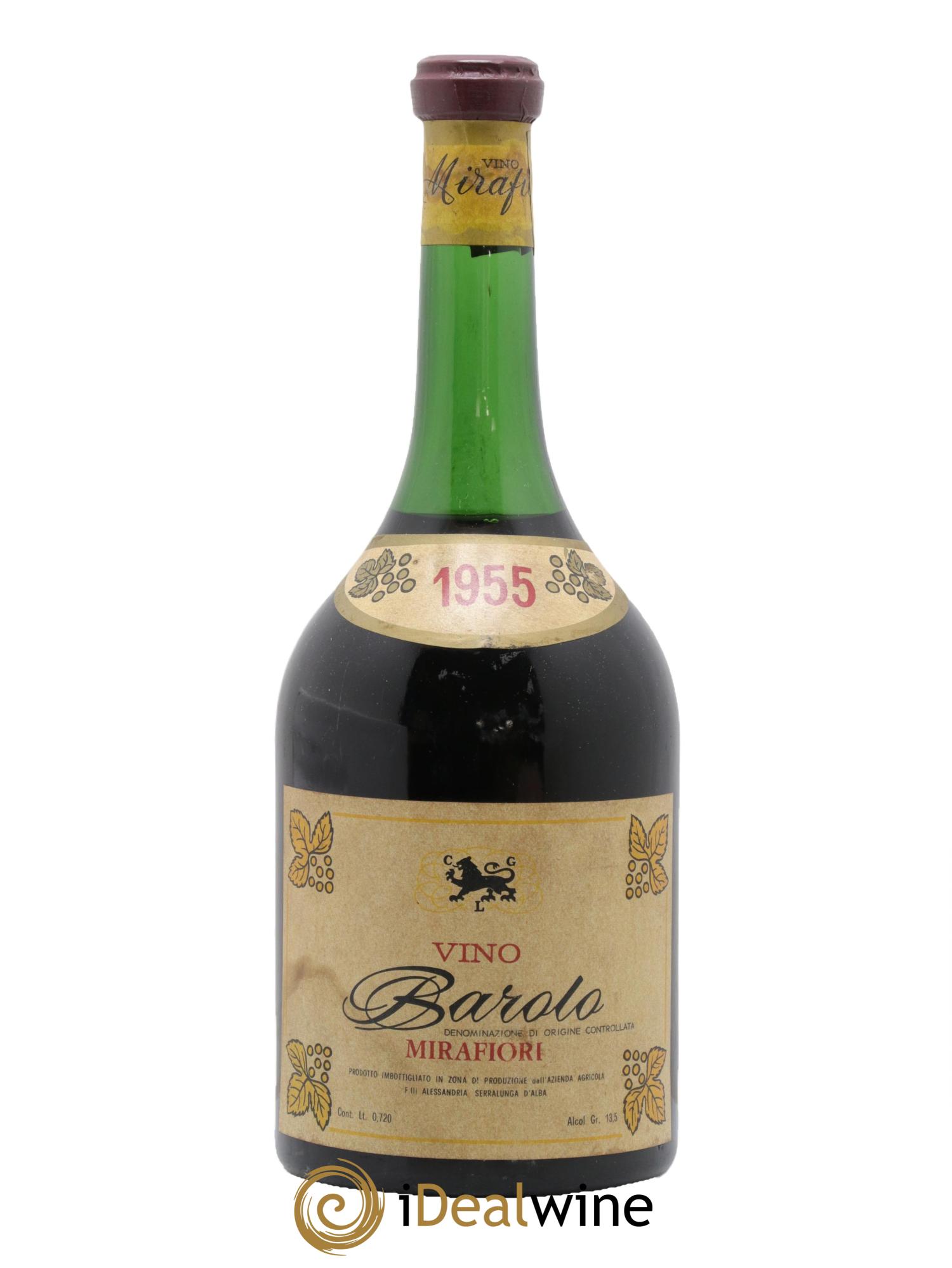 Barolo Mirafiori 1955 - Lot de 1 bouteille - 0