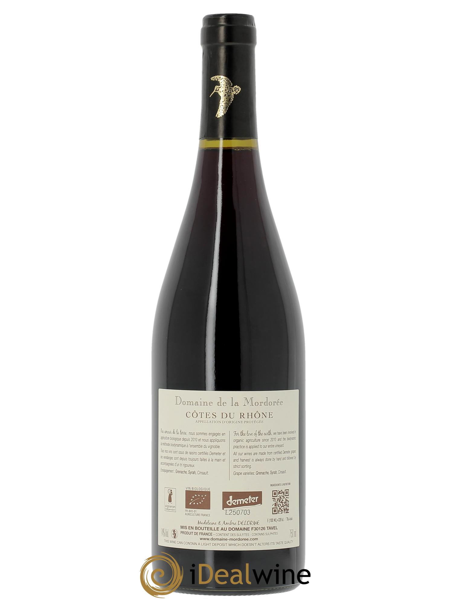 Côtes-du-Rhône La Mordorée (Domaine de)  2024 - Lot of 1 bottle - 1